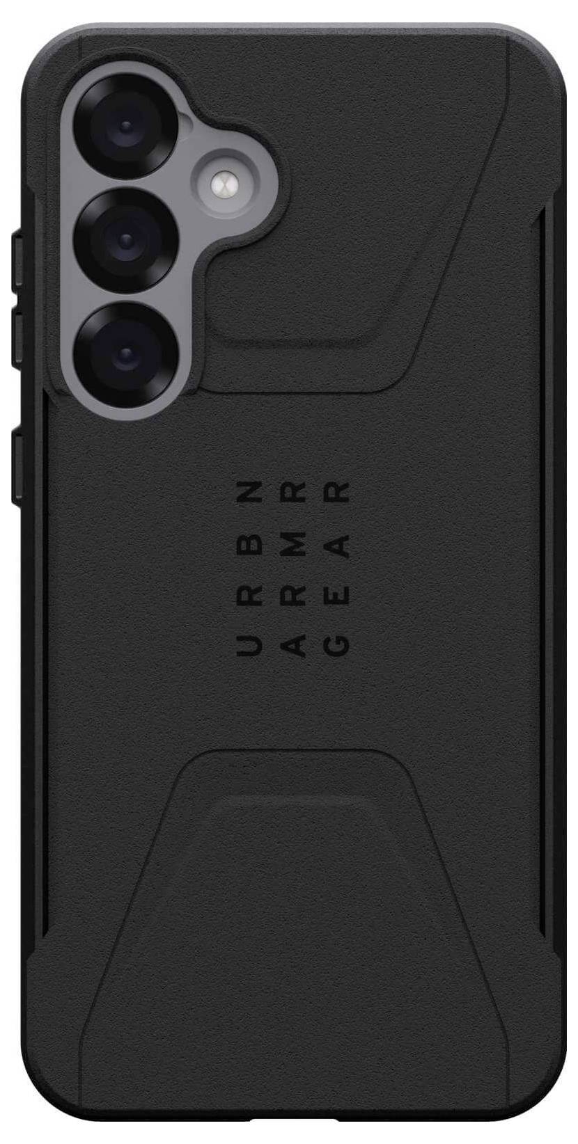 Urban Armor Gear Civilian Backcover Samsung Galaxy S25+ Schwarz Induktives Laden, Stoßfest 214474114040