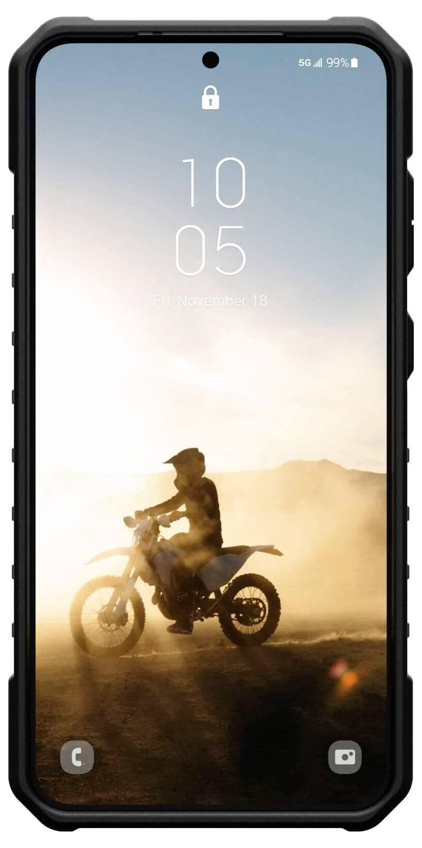 Urban Armor Gear Pathfinder Outdoorcase Samsung Galaxy S25+ Schwarz Induktives Laden, Stoßfest 214477114040