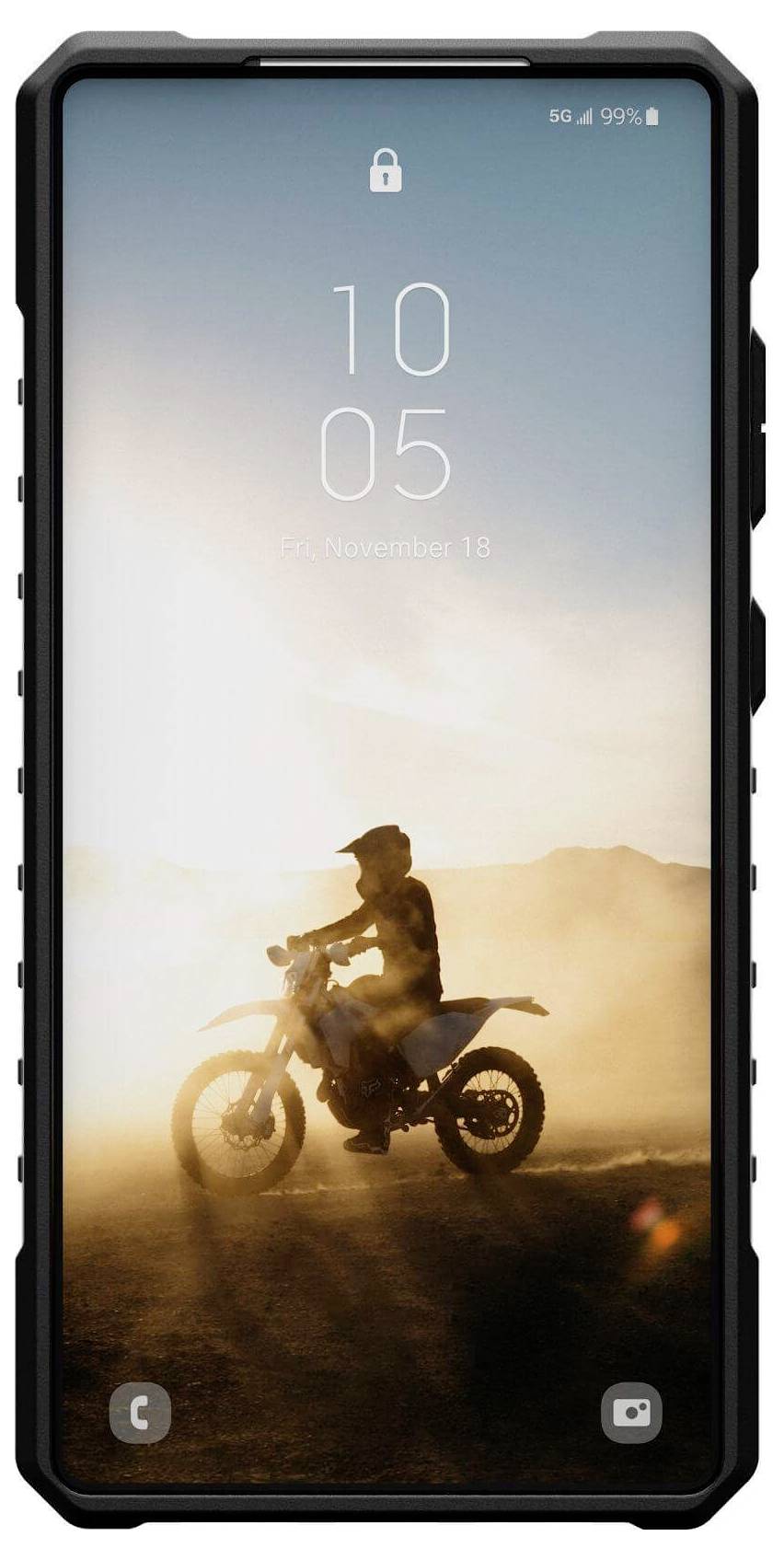 Urban Armor Gear Pathfinder Outdoorcase Samsung Galaxy S25 Ultra Grau, Transparent Induktives Laden, Stoßfest 214483113131