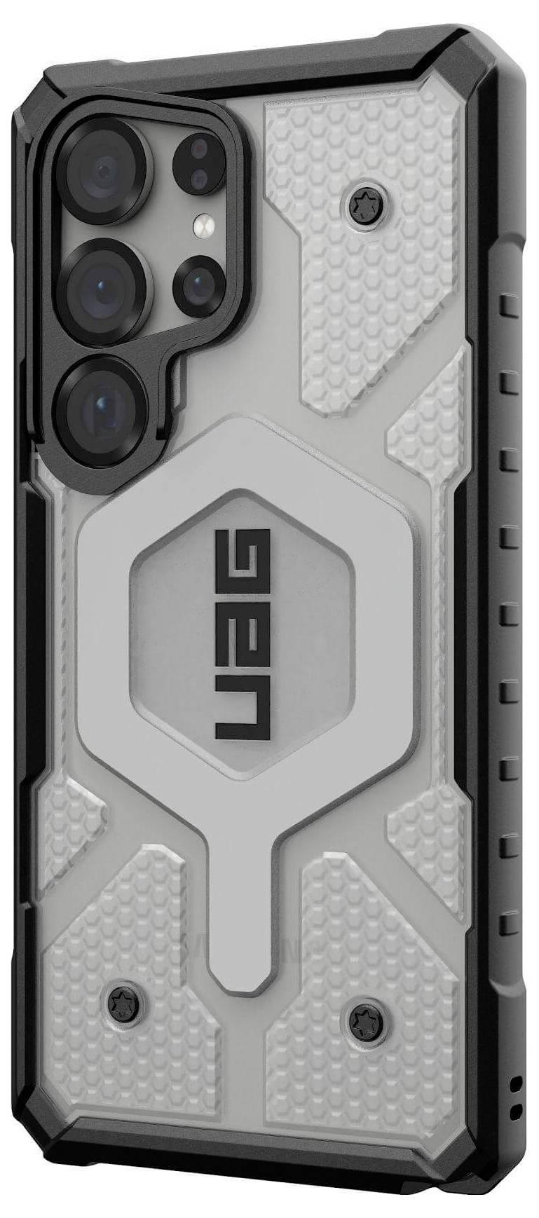 Urban Armor Gear Pathfinder Outdoorcase Samsung Galaxy S25 Ultra Transparent Induktives Laden, Stoßfest 214483114333