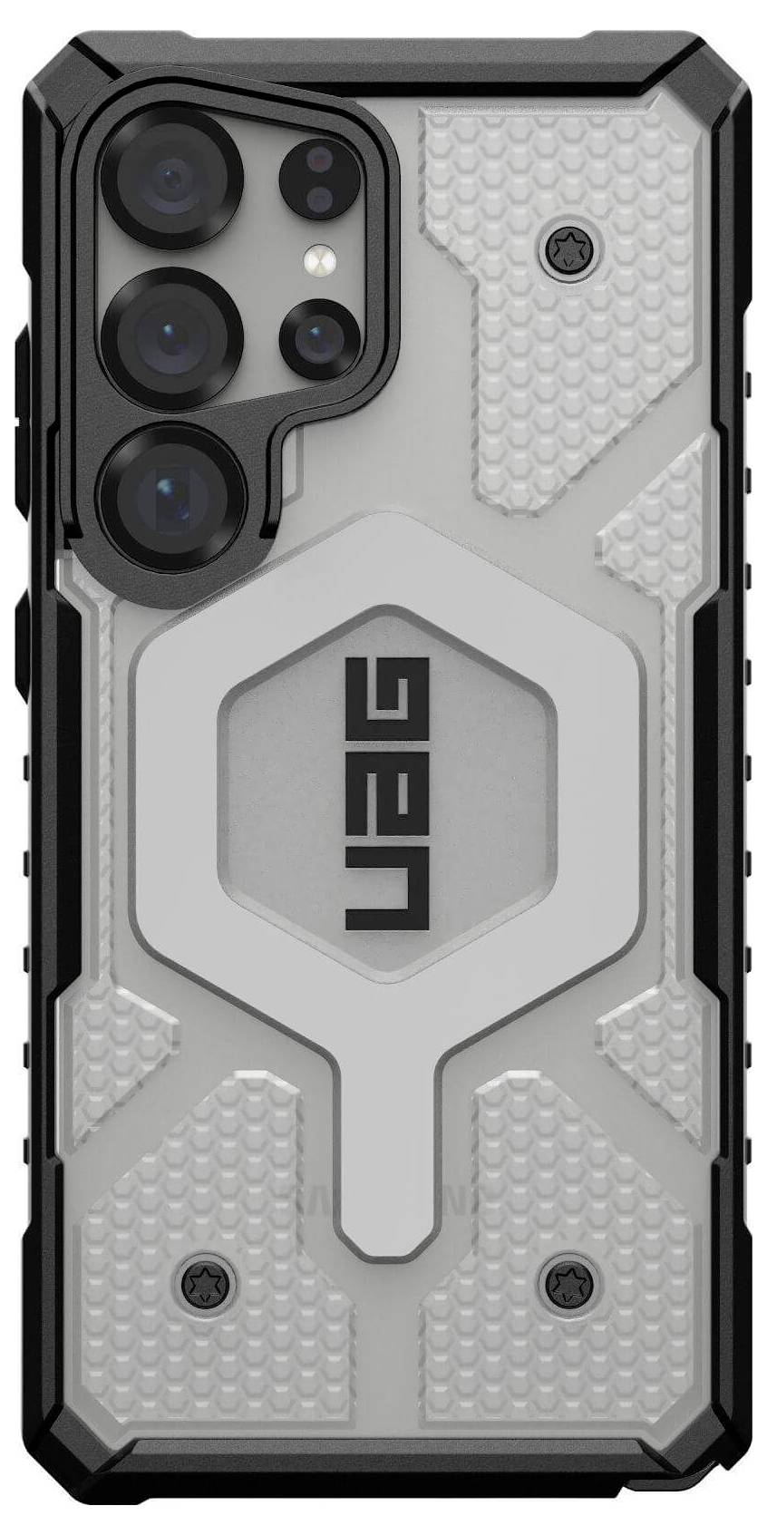 Urban Armor Gear Pathfinder Outdoorcase Samsung Galaxy S25 Ultra Transparent Induktives Laden, Stoßfest 214483114333