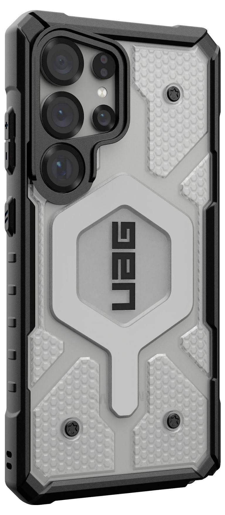 Urban Armor Gear Pathfinder Outdoorcase Samsung Galaxy S25 Ultra Transparent Induktives Laden, Stoßfest 214483114333