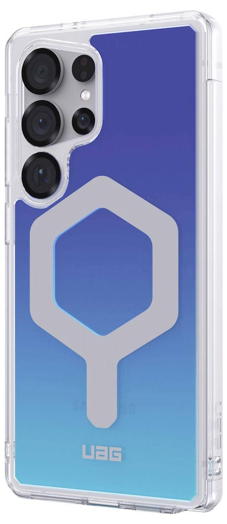 Urban Armor Gear Plyo Pro Backcover Samsung Galaxy S25 Ultra Blau, Ombré Induktives Laden, Stoßfest 214486115E5E