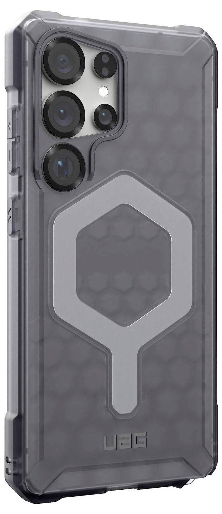 Urban Armor Gear Essential Armor Outdoorcase Samsung Galaxy S25 Ultra Grau, Transparent Induktives Laden 214492113131