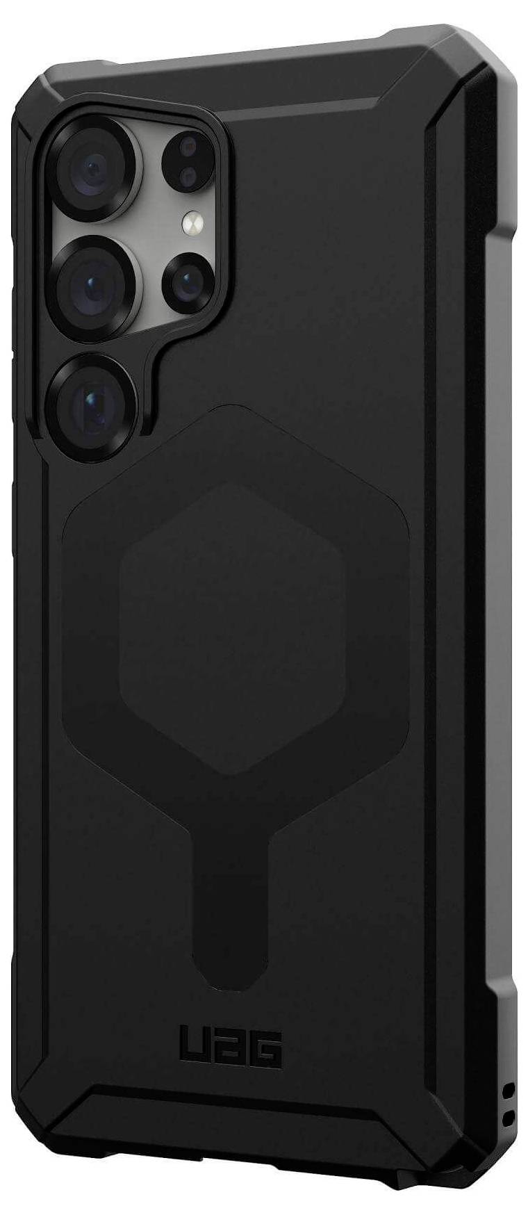 Urban Armor Gear Essential Armor Outdoorcase Samsung Galaxy S25 Ultra Schwarz Induktives Laden 214492114040