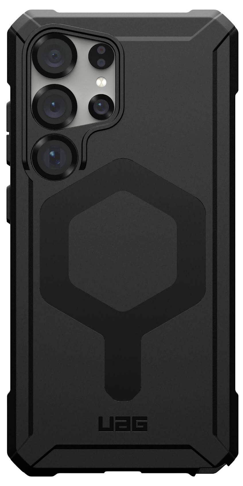 Urban Armor Gear Essential Armor Outdoorcase Samsung Galaxy S25 Ultra Schwarz Induktives Laden 214492114040