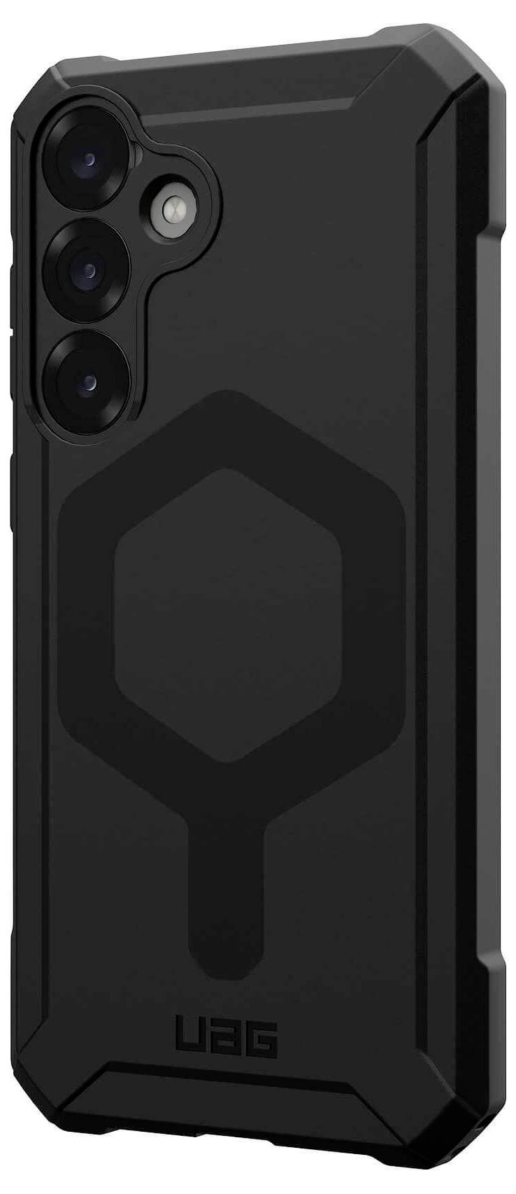 Urban Armor Gear Essential Armor Outdoorcase Samsung Galaxy S25+ Schwarz Induktives Laden 214493114040