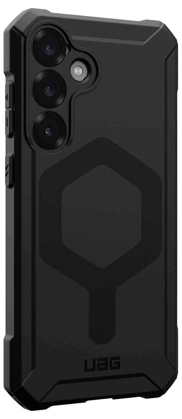 Urban Armor Gear Essential Armor Outdoorcase Samsung Galaxy S25+ Schwarz Induktives Laden 214493114040