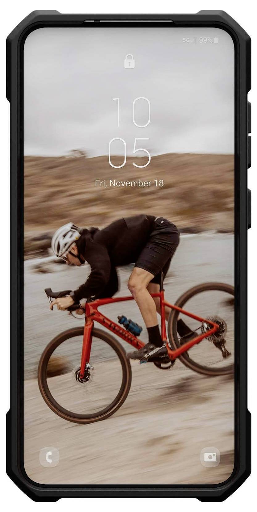 Urban Armor Gear Essential Armor Outdoorcase Samsung Galaxy S25+ Schwarz Induktives Laden 214493114040