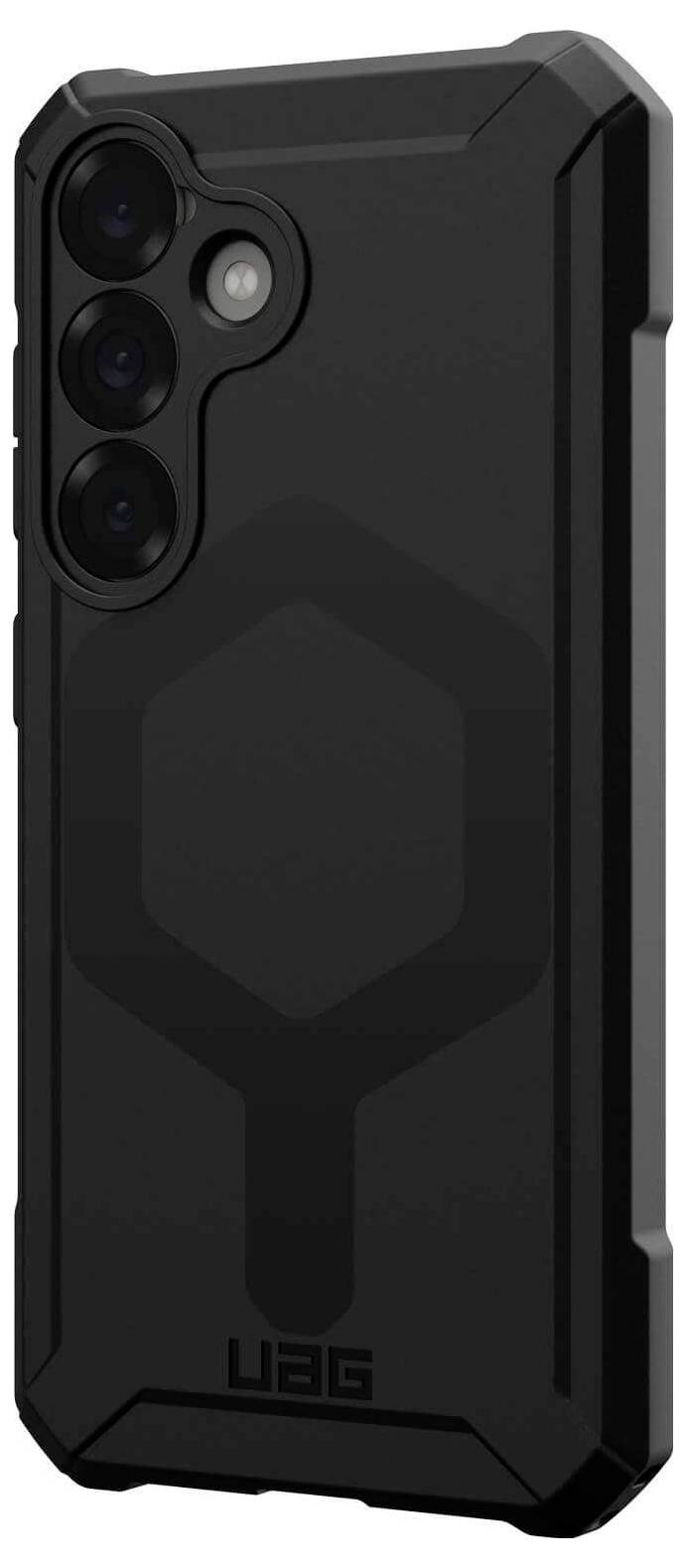 Urban Armor Gear Essential Armor Outdoorcase Samsung Galaxy S25 Schwarz Induktives Laden 214494114040