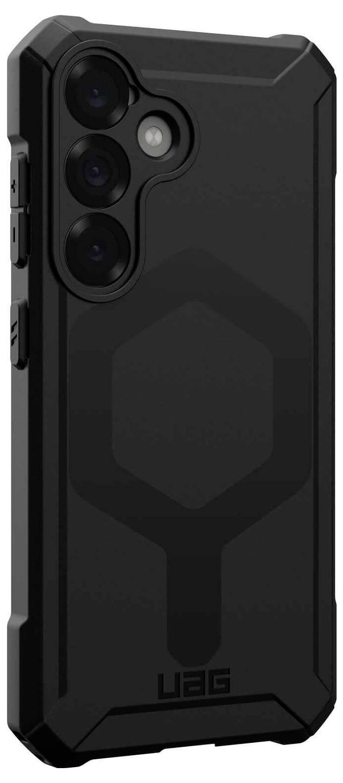 Urban Armor Gear Essential Armor Outdoorcase Samsung Galaxy S25 Schwarz Induktives Laden 214494114040