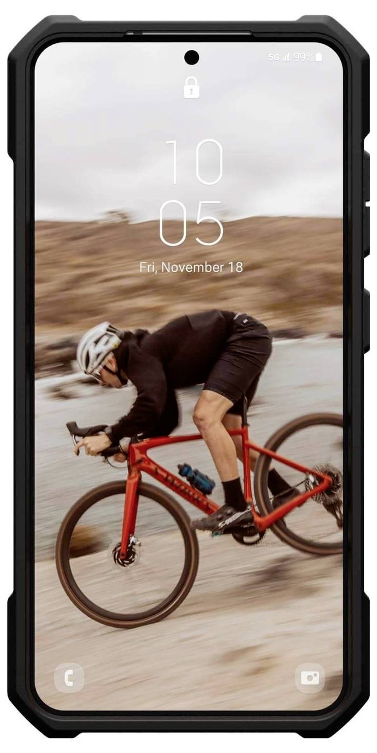 Urban Armor Gear Essential Armor Outdoorcase Samsung Galaxy S25 Schwarz Induktives Laden 214494114040