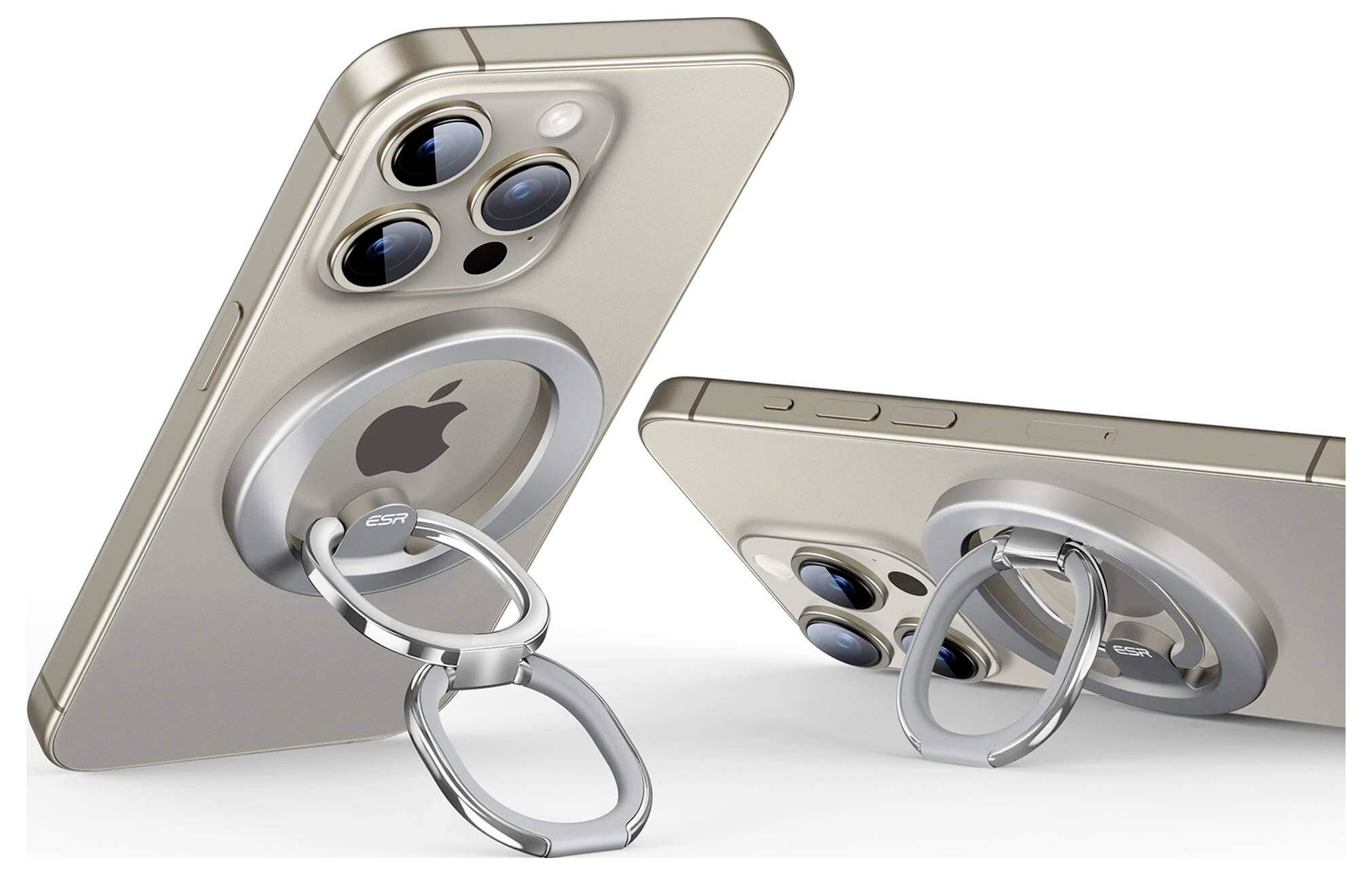 ESR HaloLock Handy Ständer Titan Passend für Handy-Modell: iPhone 12 mini, iPhone 12, iPhone 12 Pro, iPhone 12 Pro Max, iPhone 13