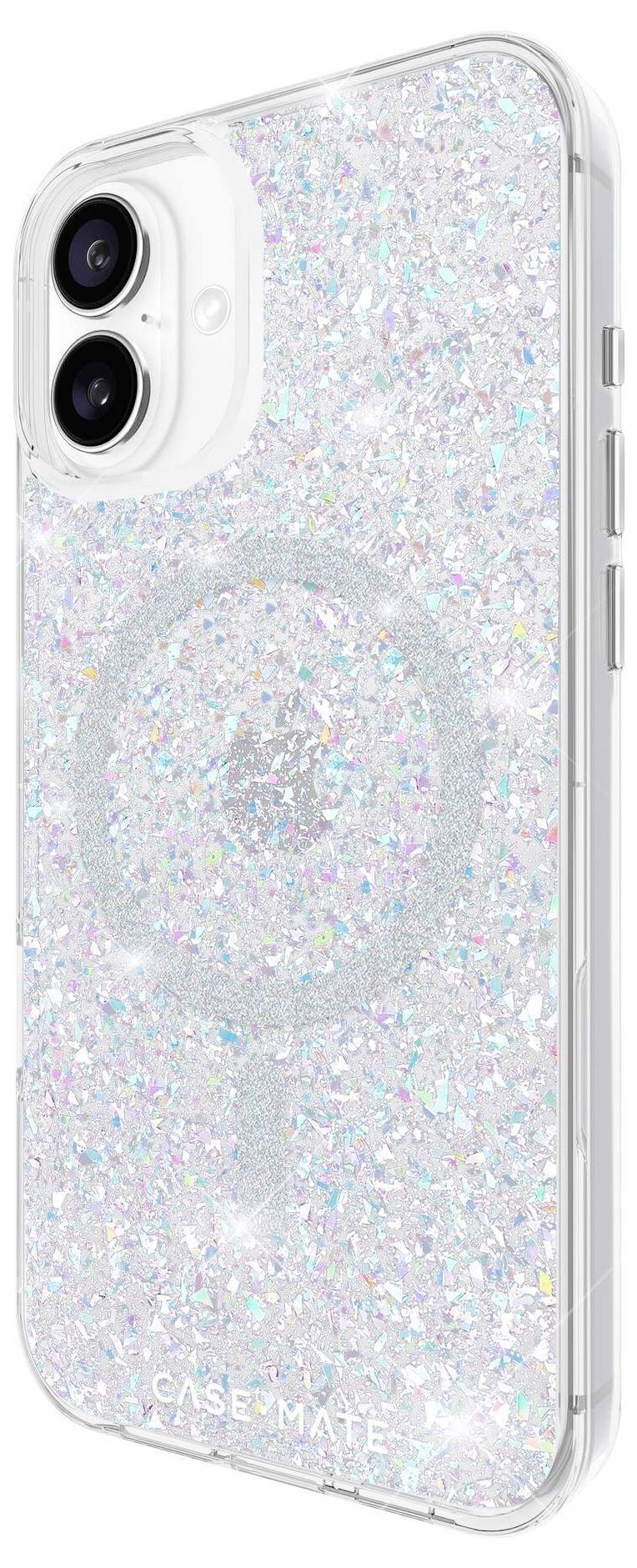 Case-Mate Twinkle Backcover Apple iPhone 16 Plus Glitzereffekt Induktives Laden, MagSafe kompatibel CM054376
