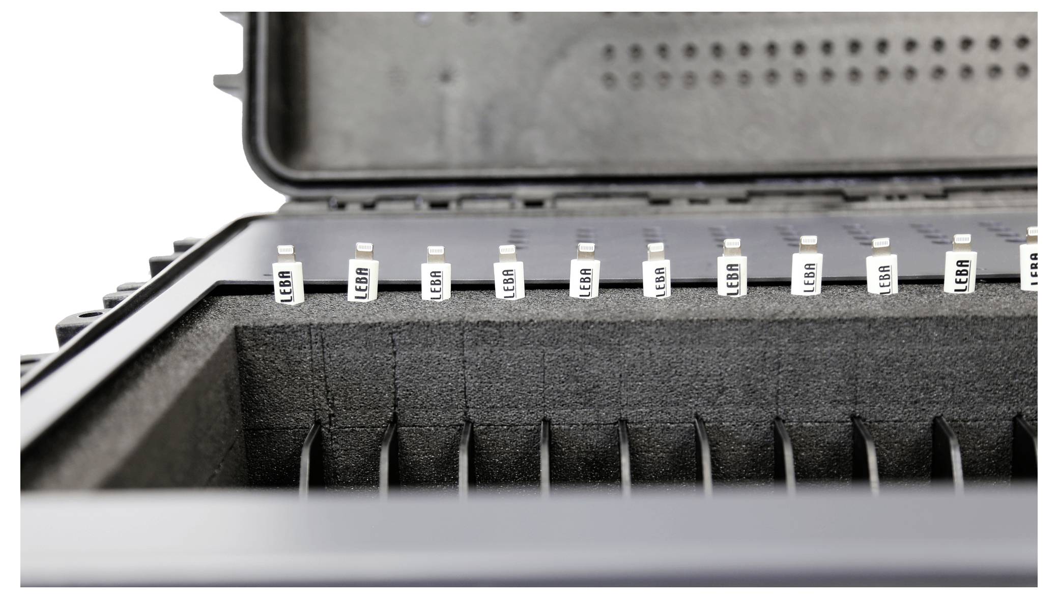 Leba Innovation NoteCase Aarhus 20 Lade- und Managementsystem Mobiles Ladesystem Tablets für USB-Typ C™ verkabelt