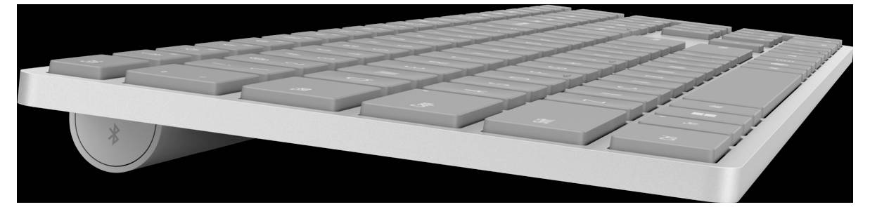 Microsoft MS Srfc Keyboard Bluetooth gray DE COMM Tablet-Tastatur Passend für Marke (Tablet): Microsoft Android™, Apple iOS®