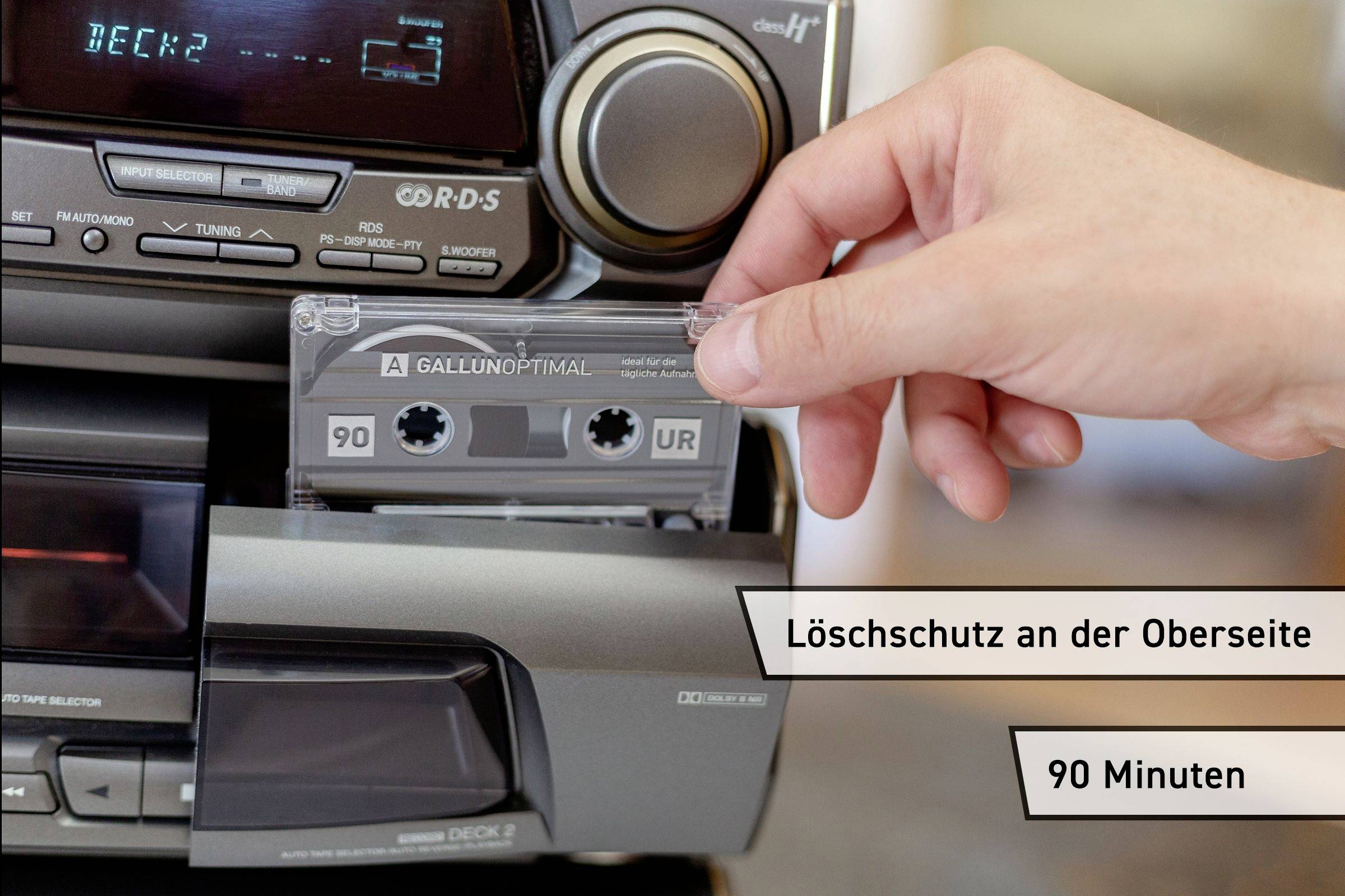 GALLUNOPTIMAL Audiokassette 90 min 5er Set