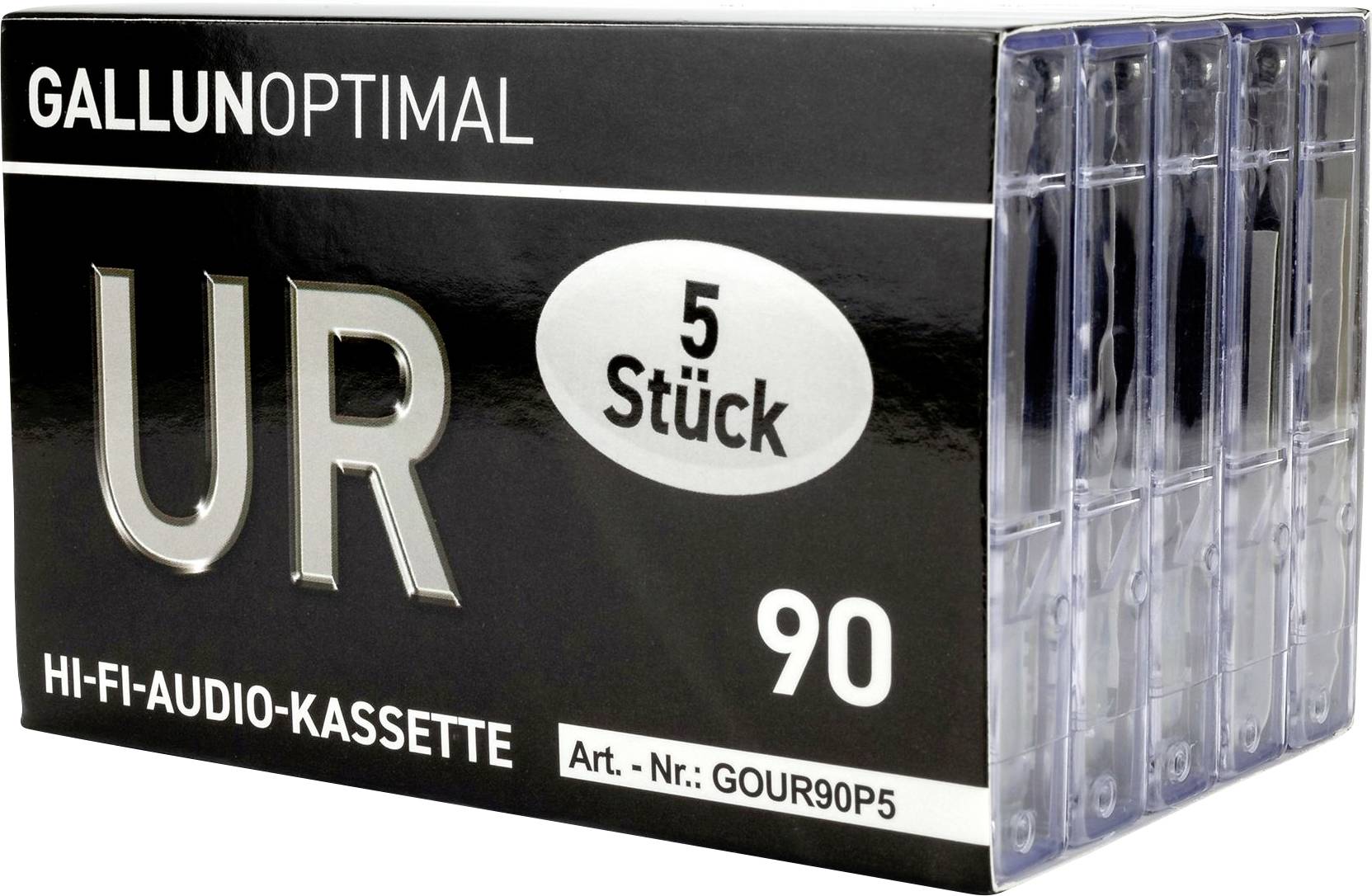GALLUNOPTIMAL Audiokassette 90 min 5er Set