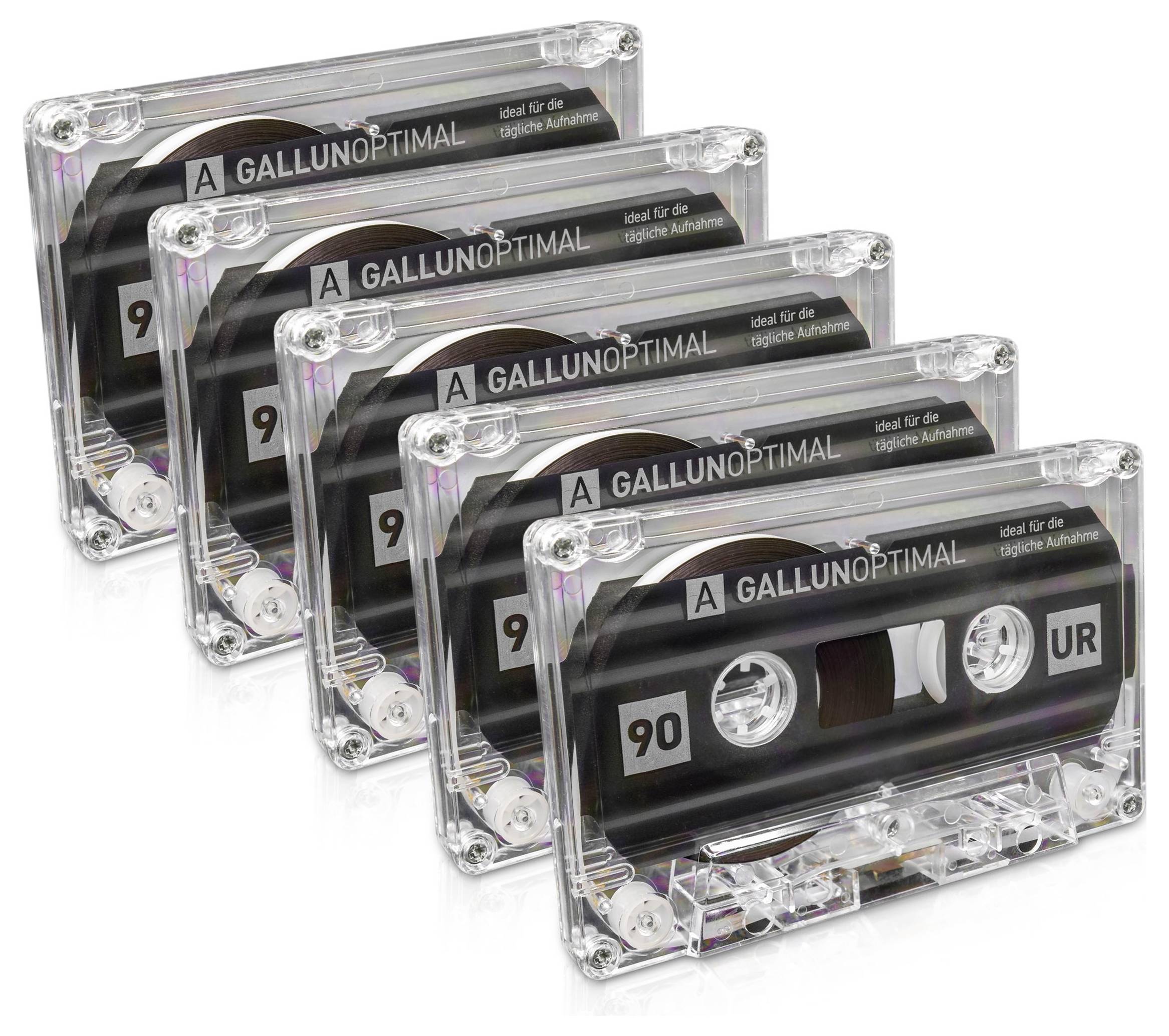 GALLUNOPTIMAL Audiokassette 90 min 5er Set