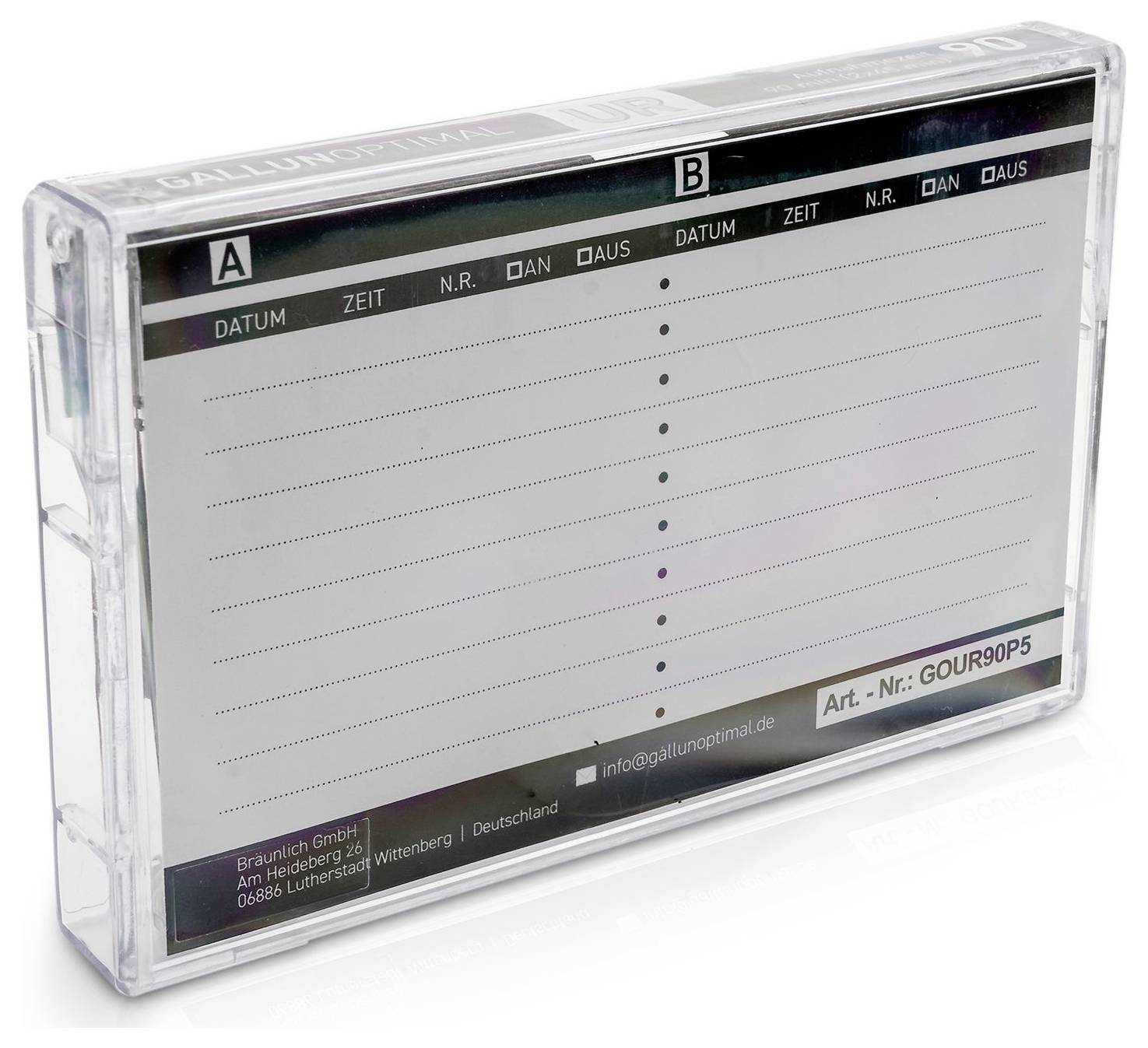 GALLUNOPTIMAL Audiokassette 90 min 5er Set