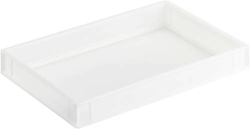 Alutec 05035 Kunststoffbox lebensmittelgeeignet (B x H x T) 600 x 75 x 400 mm Weiß 1 St.