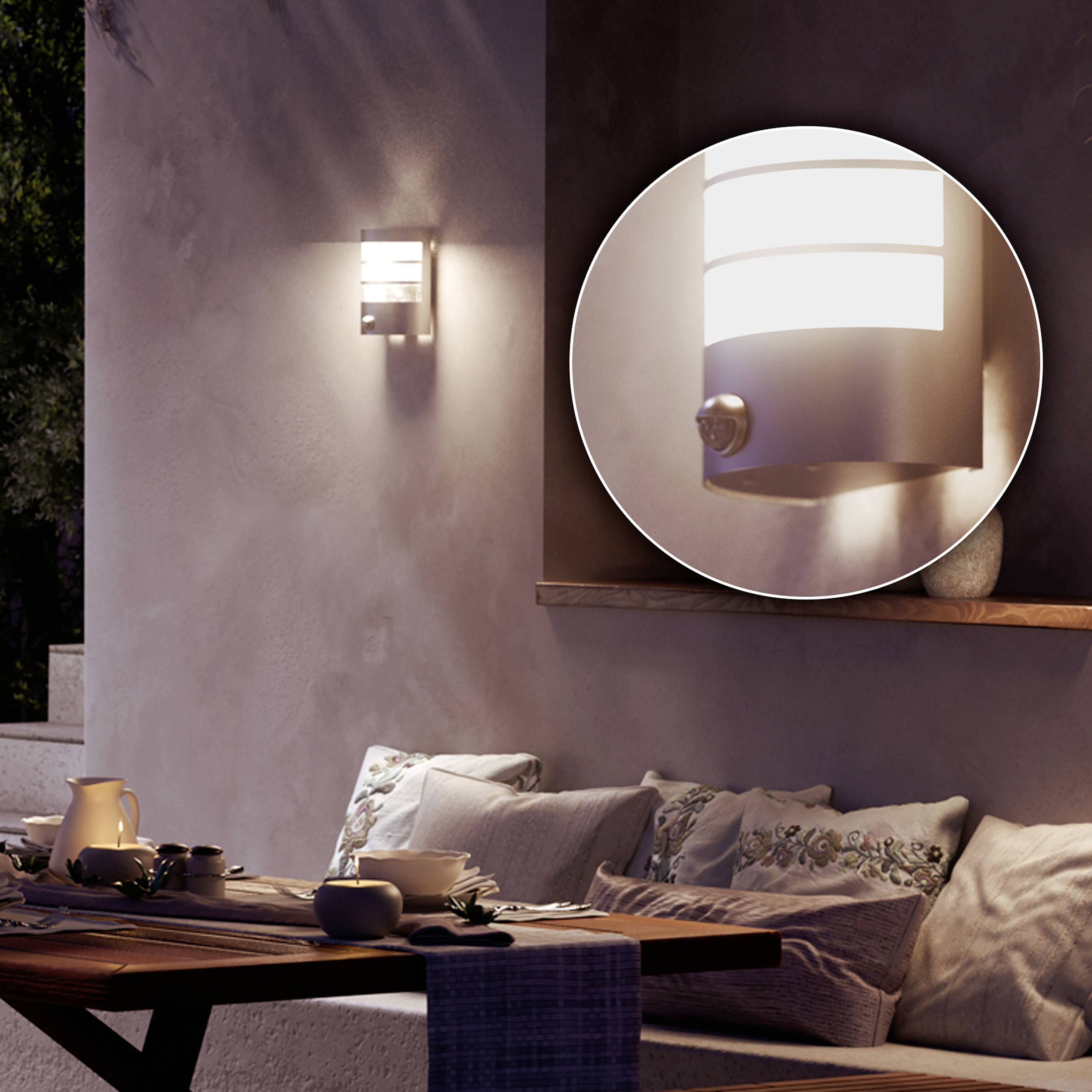 Philips LED Calgary 929004668801 Außenwandleuchte E27 Anthrazit