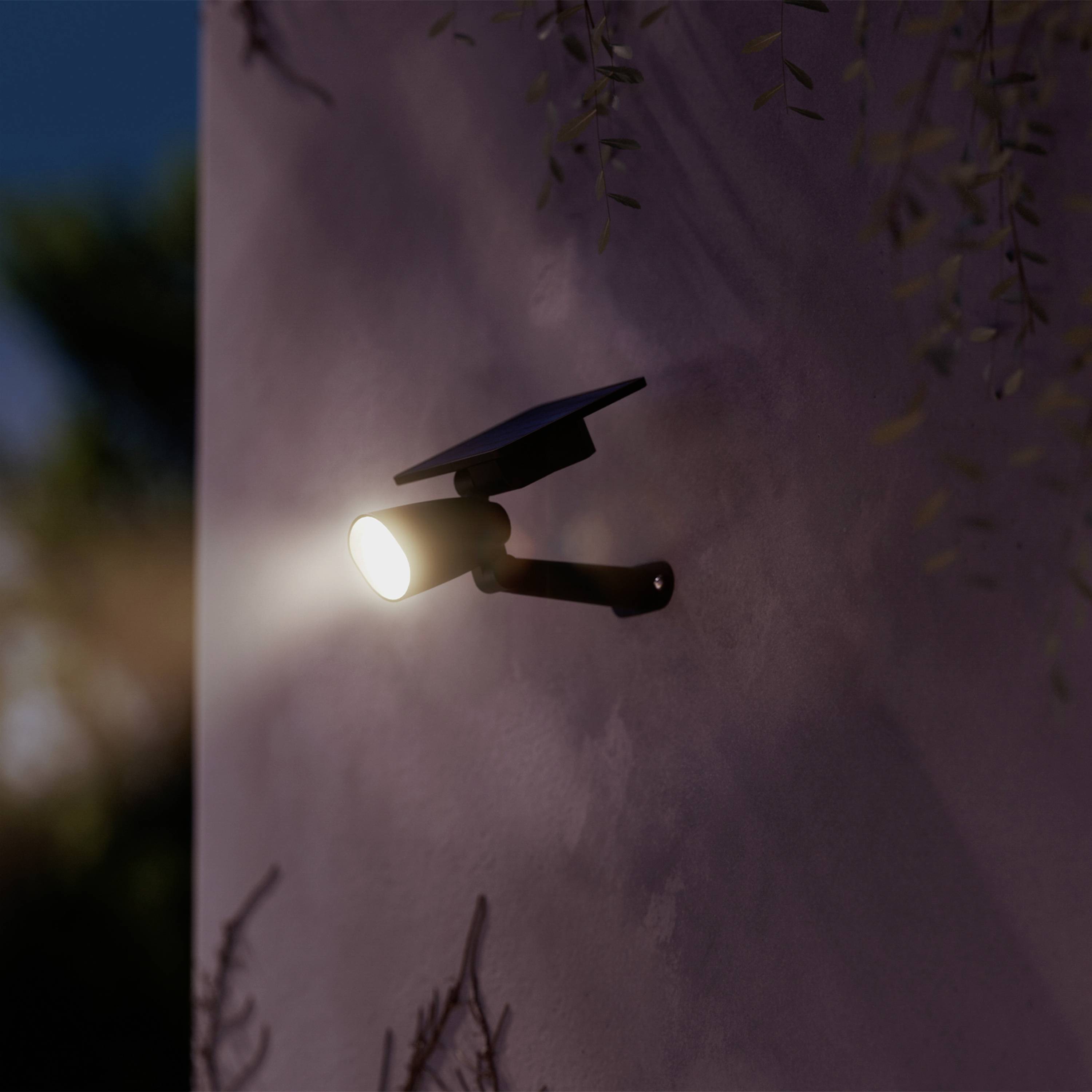 Philips LED 929004632501 Ashlyn Solar-Außenstandleuchte LED LED fest eingebaut 1.4W Schwarz