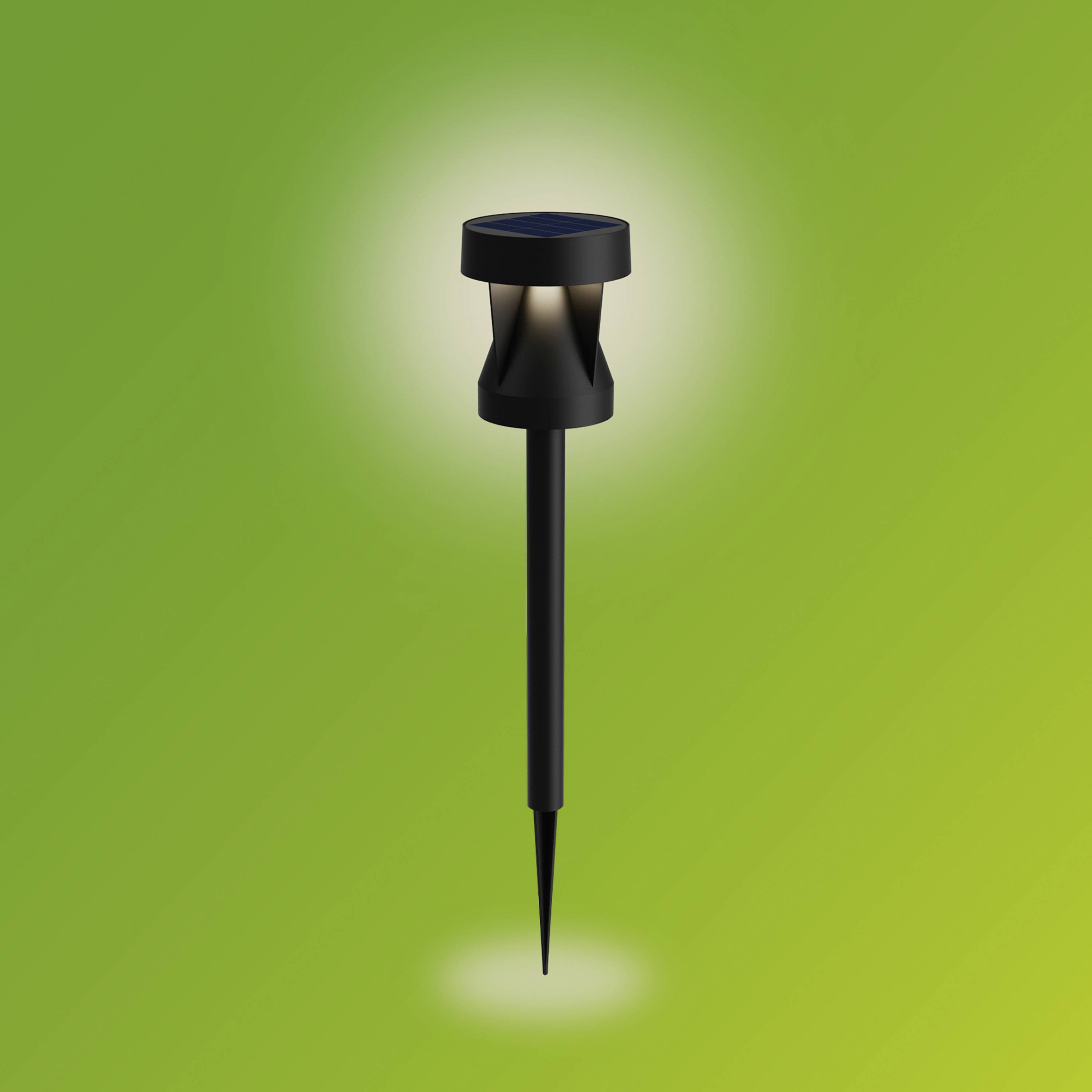 Philips LED 929004659001 Avery Solar-Außenstandleuchte LED LED fest eingebaut 1.8W Schwarz