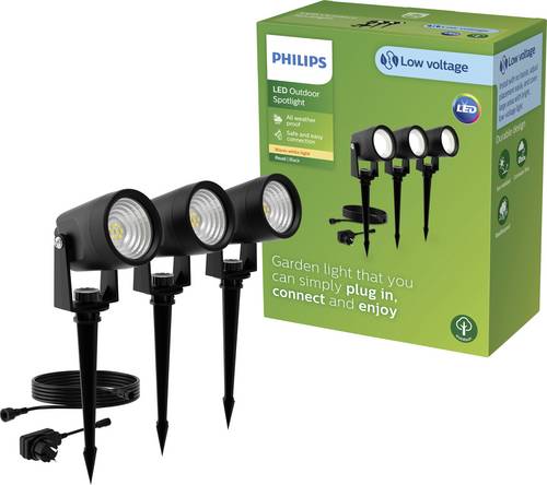 Philips LED 929004659301 Reuel LED-Außenstandleuchte LED 4.5 W Schwarz