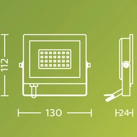Philips LED Lois 929004641601 LED-Außenstrahler 20 W Leuchtfarben: Warmweiß Philips LED Lois 929004641601 LED-Außenstrahler 20 W Leuchtfarben: Warmweiß