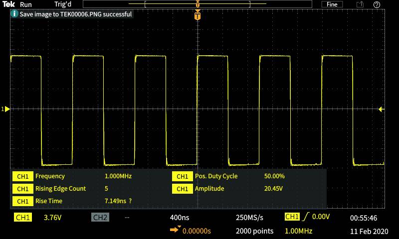 Tektronix TBS1052C-EDU Digital-Oszilloskop 50MHz 2-Kanal 1 GSa/s 20 kpts 1St.