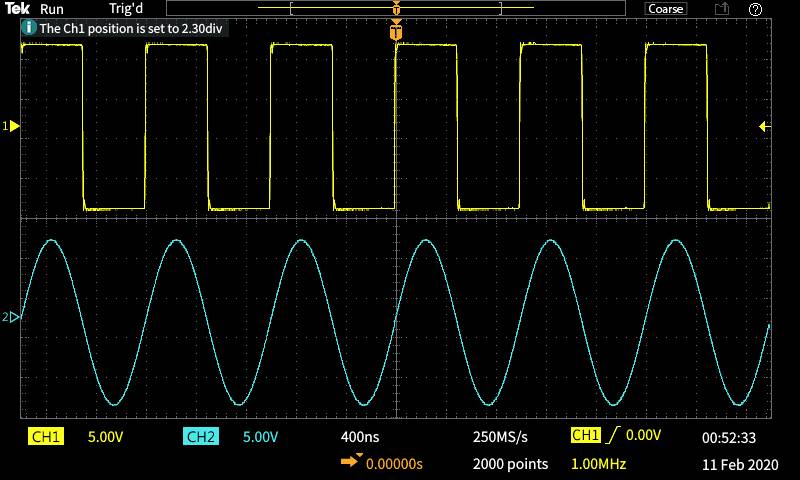Tektronix TBS1052C-EDU Digital-Oszilloskop 50 MHz 2-Kanal 1 GSa/s 20 kpts 1 St.