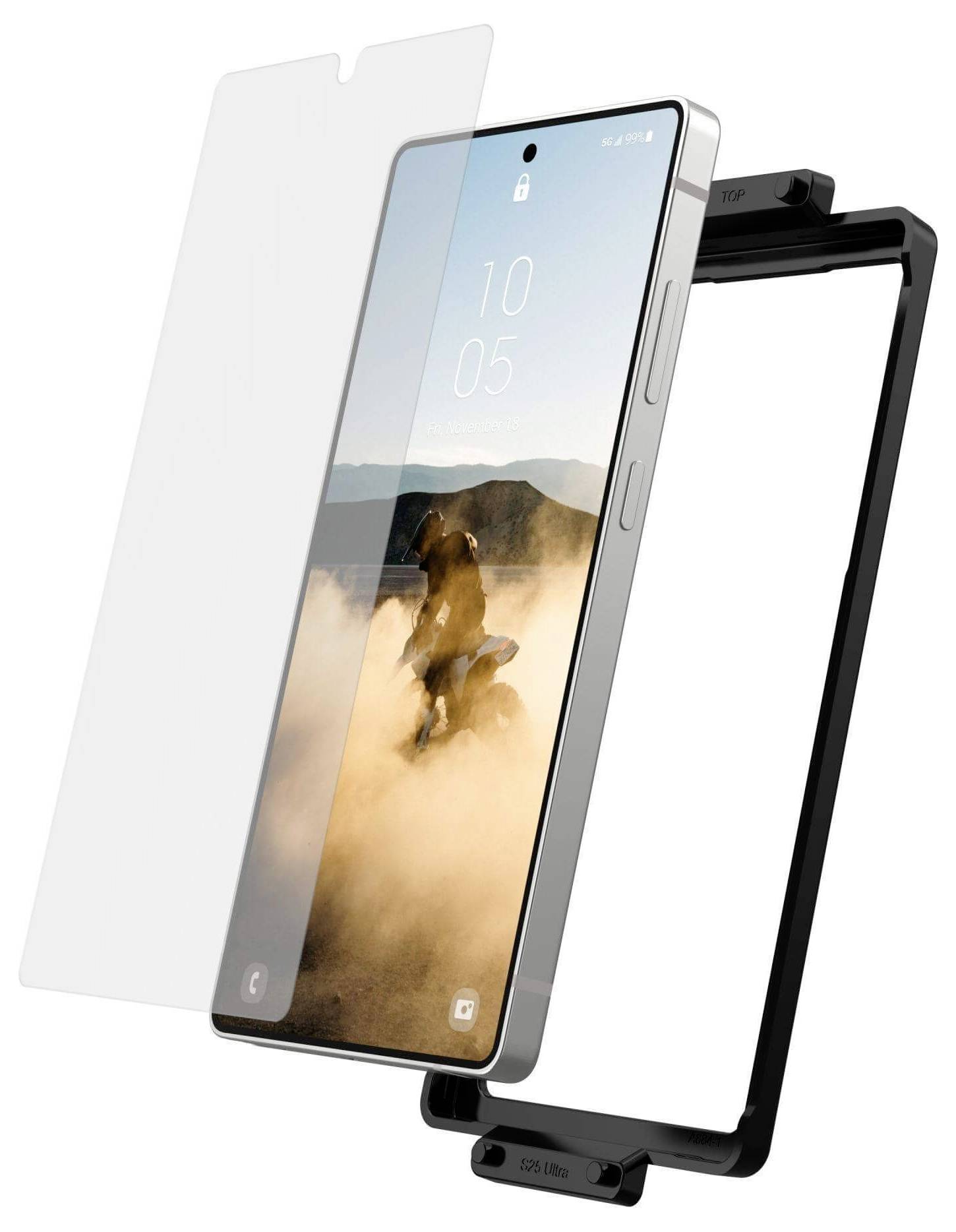 Urban Armor Gear UAG Eco Hybridglas Galaxy S25 Ultra Displayschutzglas Samsung Galaxy S25 Ultra 1 St. 24446311NA