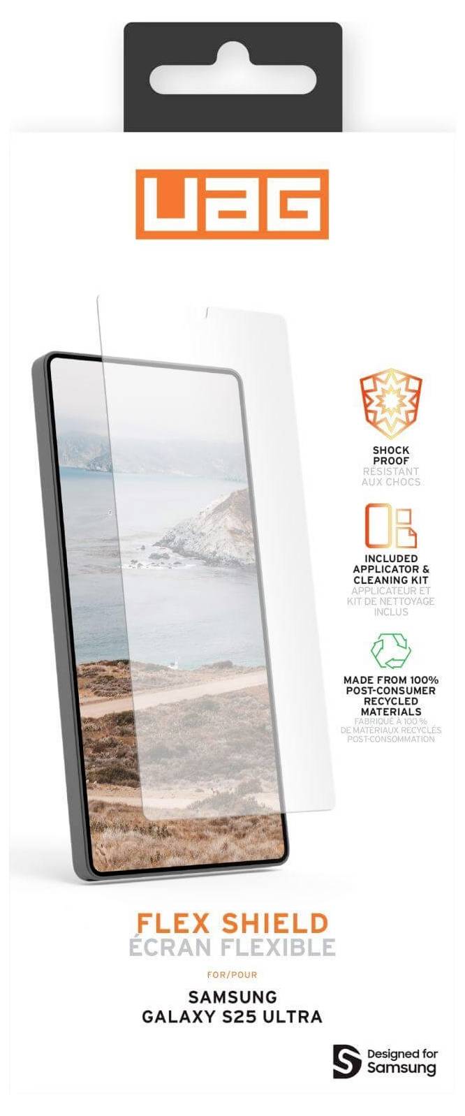 Urban Armor Gear UAG Eco Hybridglas Galaxy S25 Ultra Displayschutzglas Samsung Galaxy S25 Ultra 1 St. 24446311NA