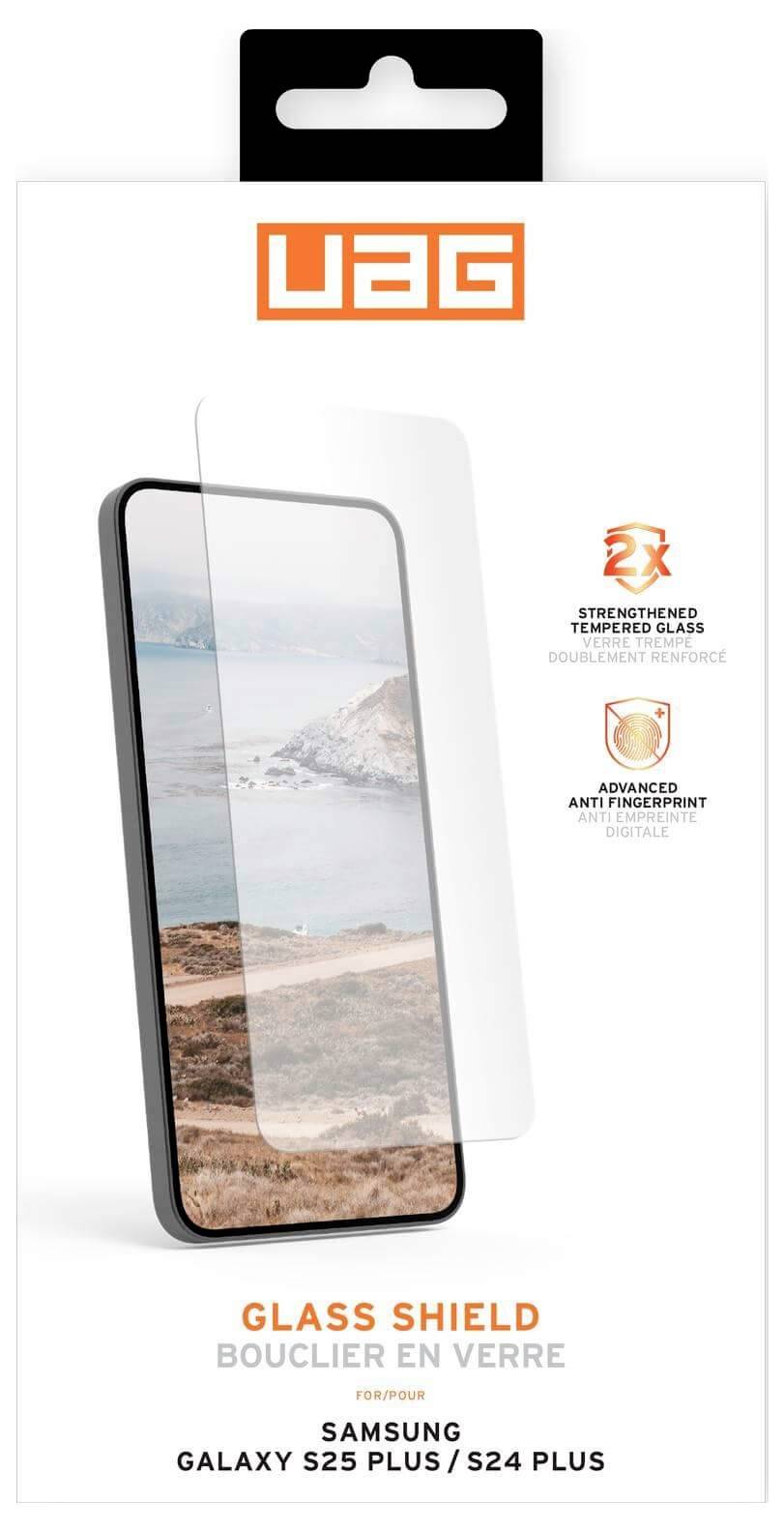 Urban Armor Gear UAG Tempered Glass Galaxy S25+/S24+ Displayschutzglas Samsung Galaxy S25+, Galaxy S24+ 1 St. 24447011NA