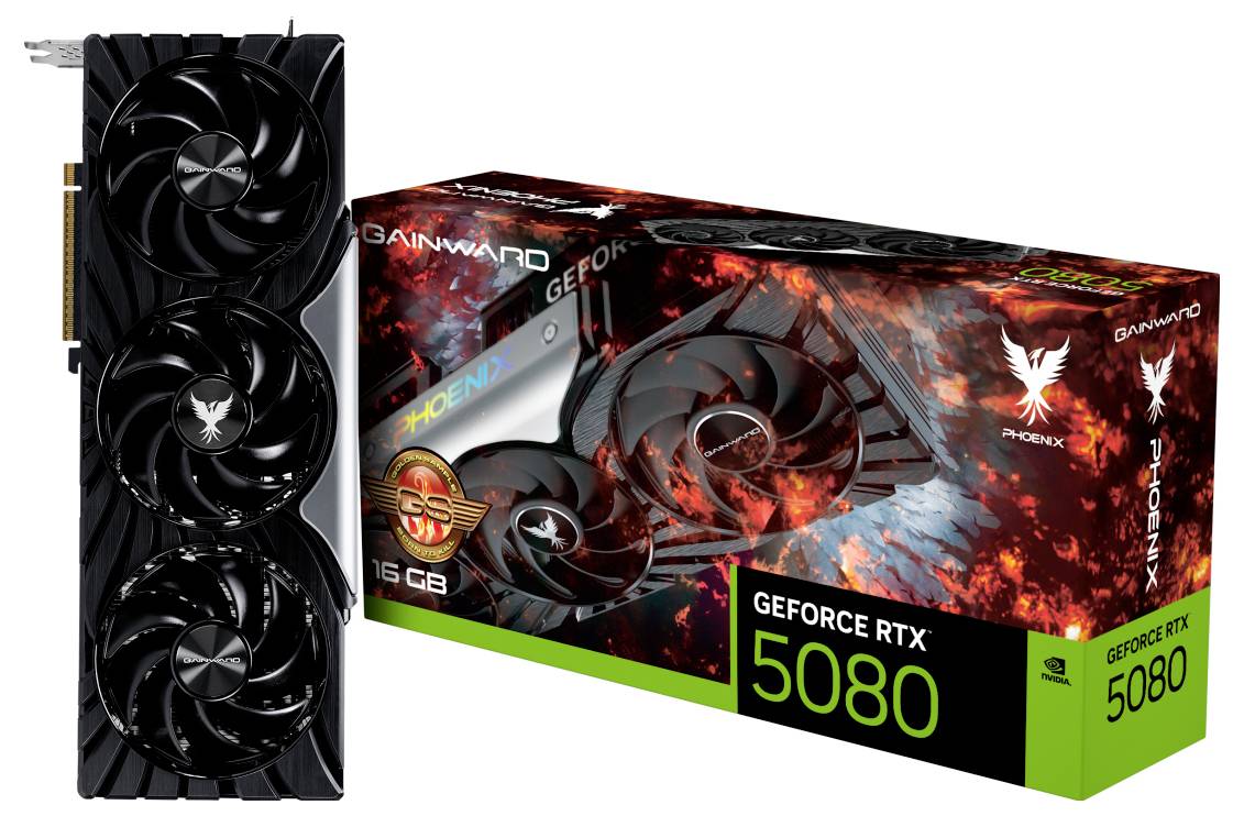 Palit Grafikkarte Nvidia RTX 5080 Phoenix GS 1 16 GB GDDR7-RAM PCIe x16 HDMI® 2.1, DisplayPort 2.1 NVIDIA G-Sync, Übertaktet / Overclocked