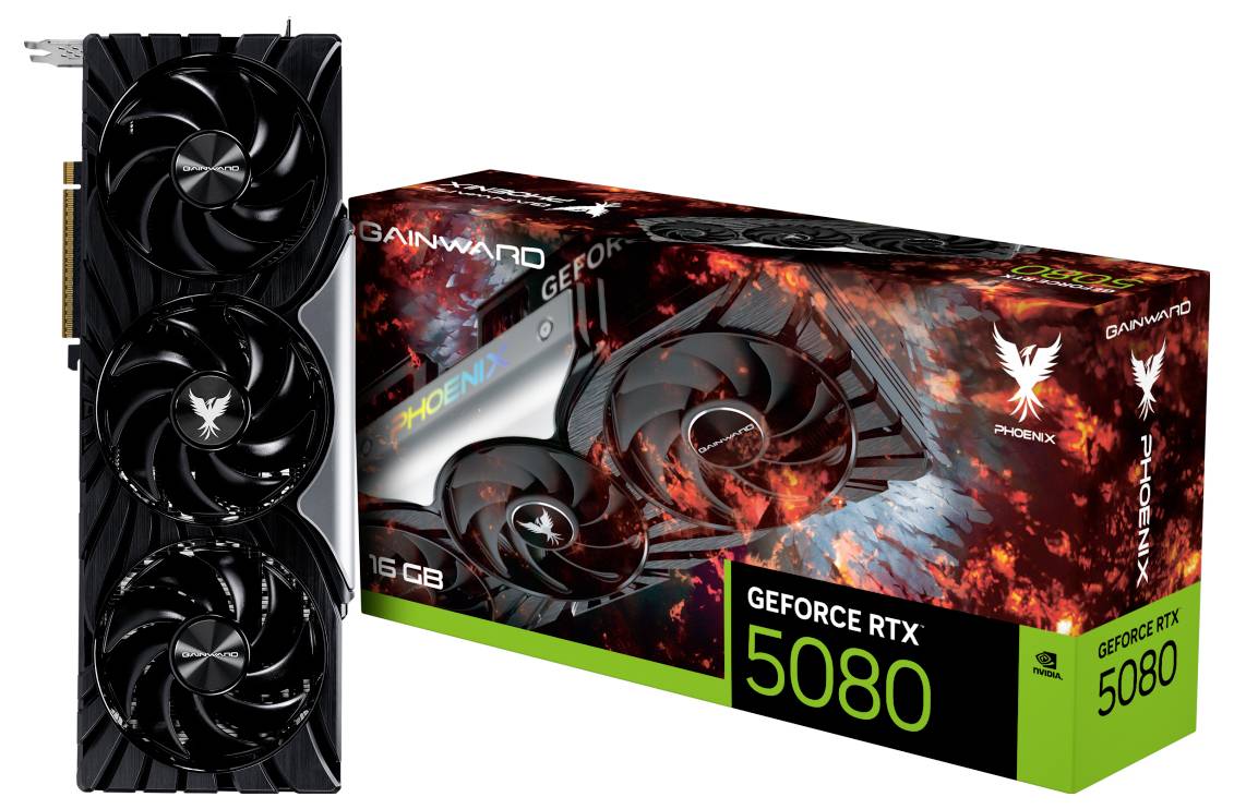 Palit Grafikkarte Nvidia RTX 5080 Phoenix 1 16 GB GDDR7-RAM PCIe x16 HDMI® 2.1, DisplayPort 2.1 NVIDIA G-Sync, Übertaktet / Overclocked
