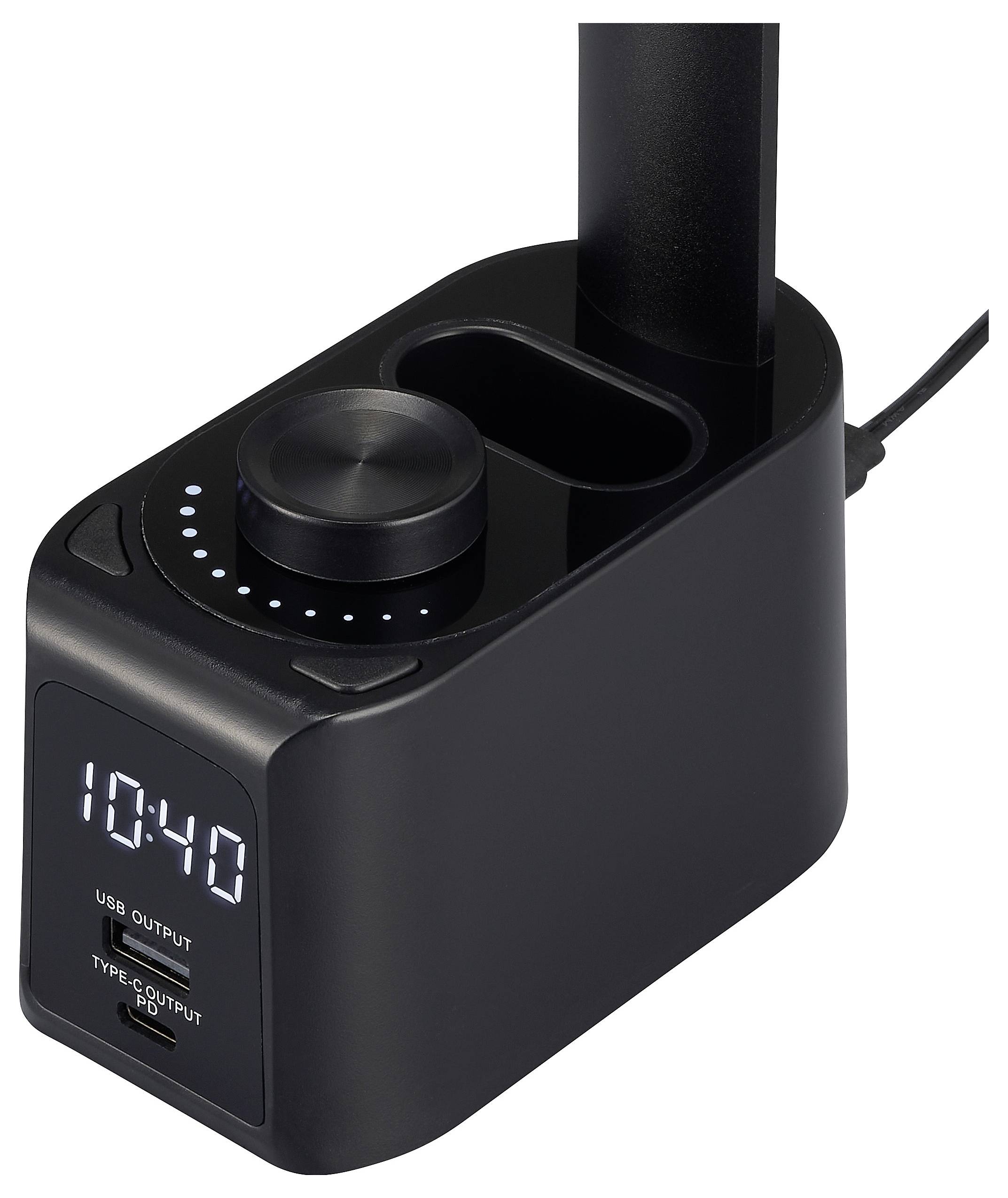 Sygonix SY-6770690 LED-Schreibtischleuchte LED LED EEK: F (A - G) Schwarz