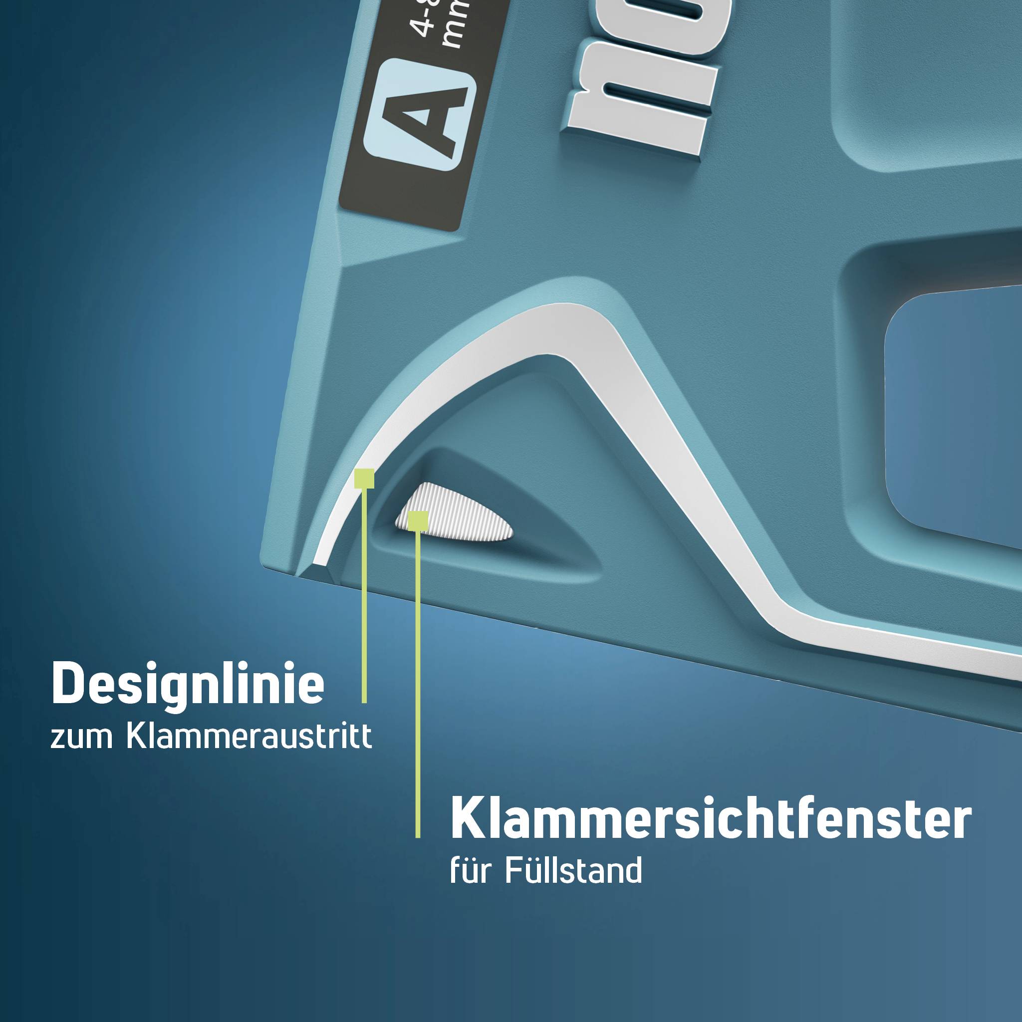 Novus Tools J-11 030-0455 Handtacker Klammernlänge 4 - 8mm