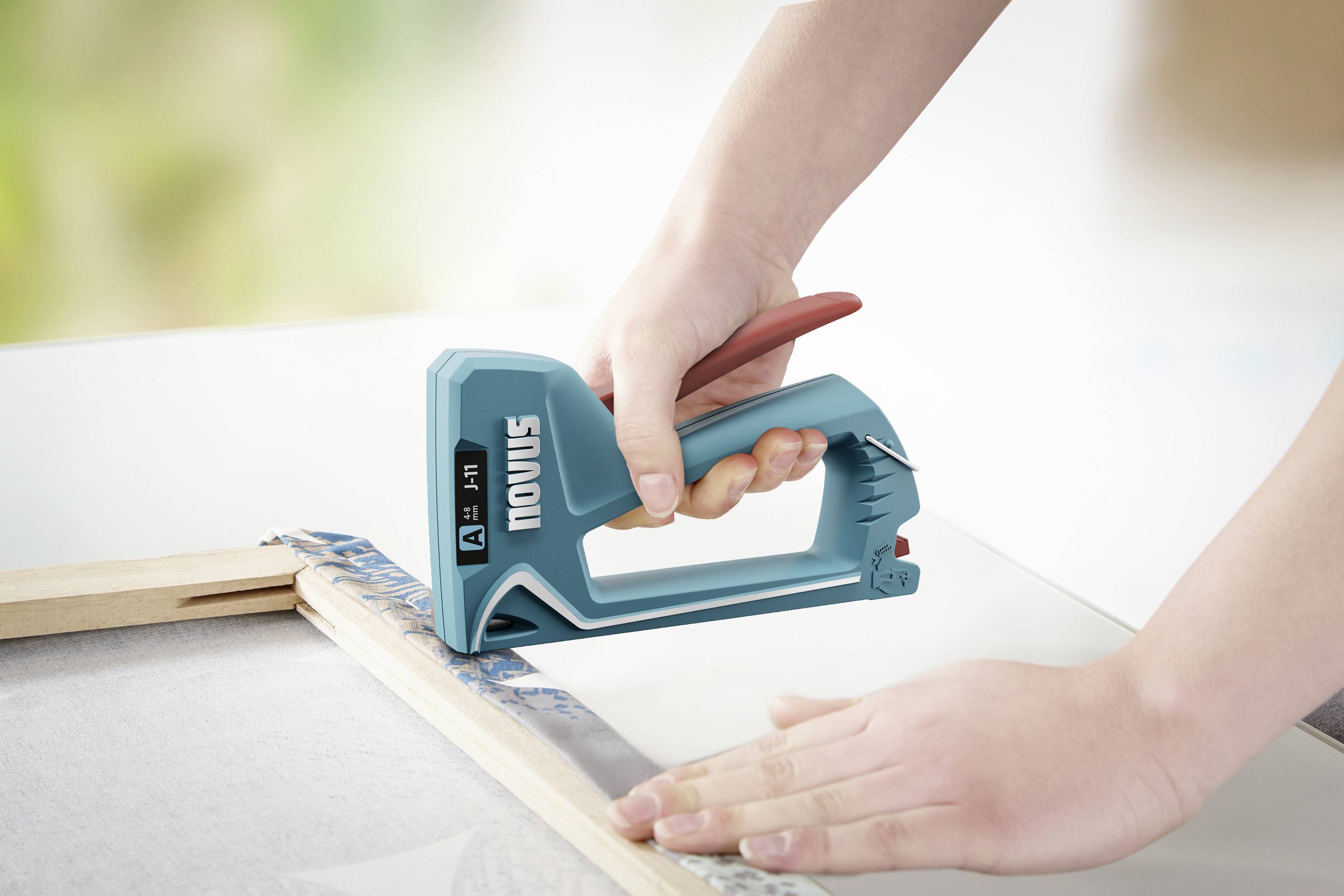 Novus Tools J-11 030-0455 Handtacker Klammernlänge 4 - 8mm