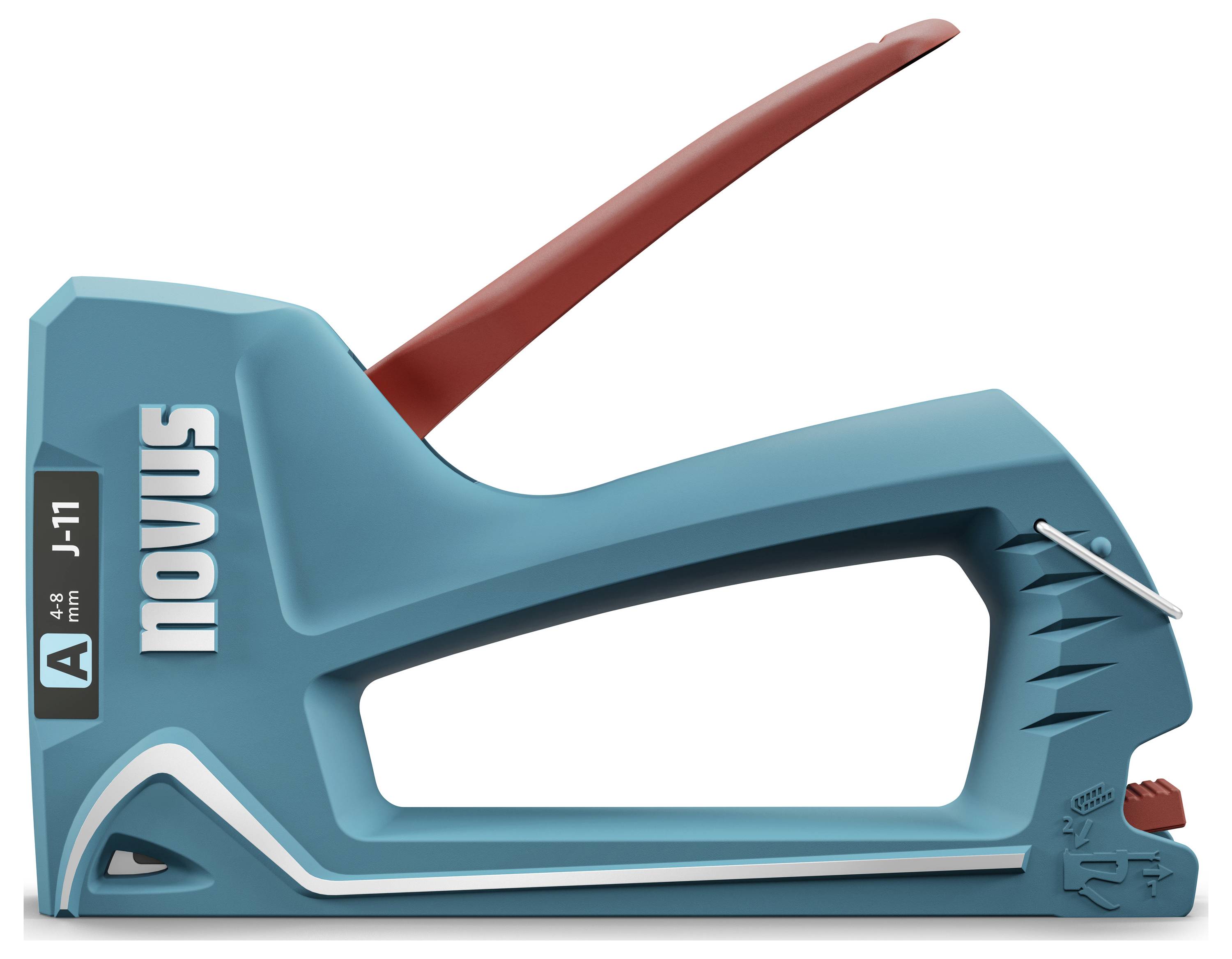 Novus Tools J-11 030-0455 Handtacker Klammernlänge 4 - 8mm