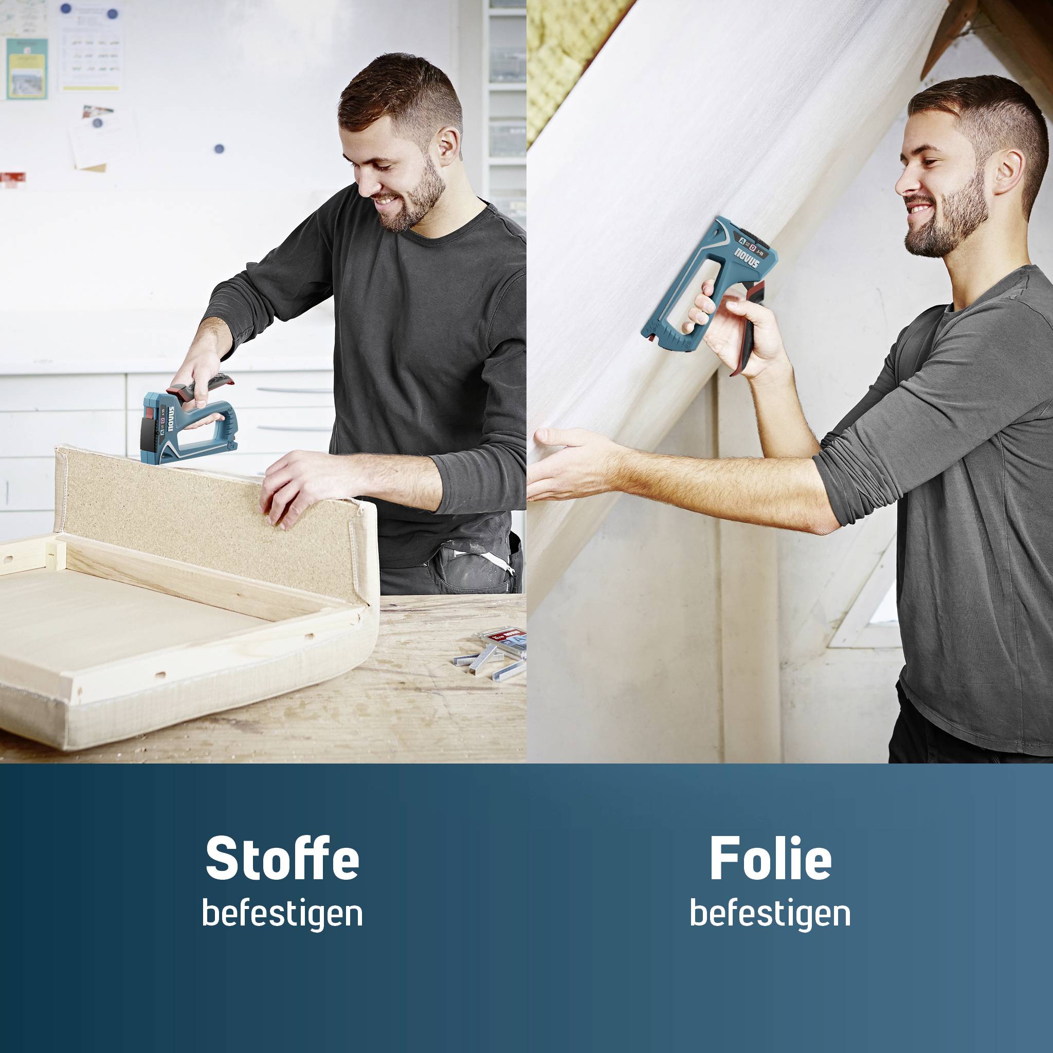 Novus Tools J-15 030-0457 Handtacker Klammernlänge 4 - 10mm