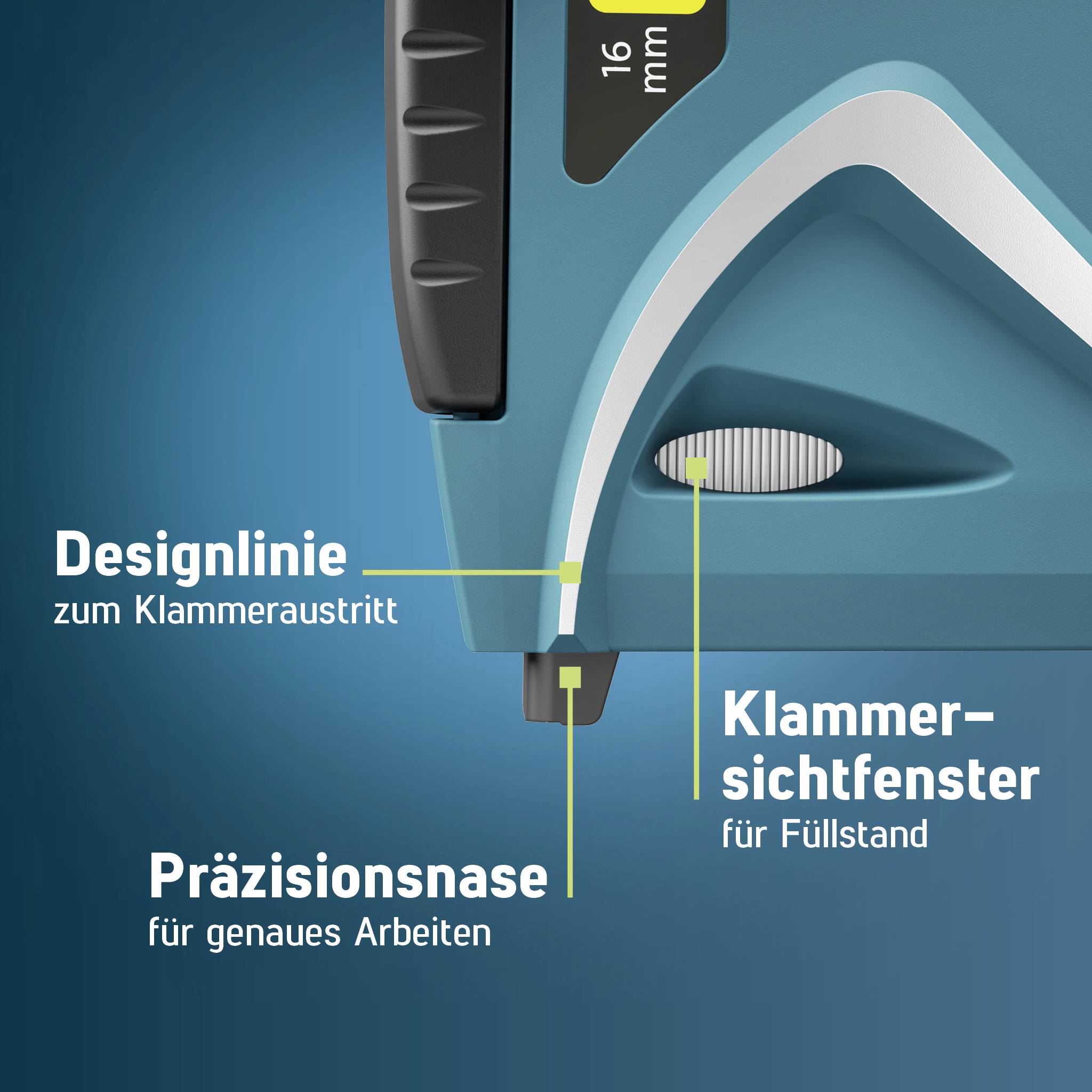 Novus Tools J-17 030-0458 Handtacker Klammernlänge 6 - 14mm