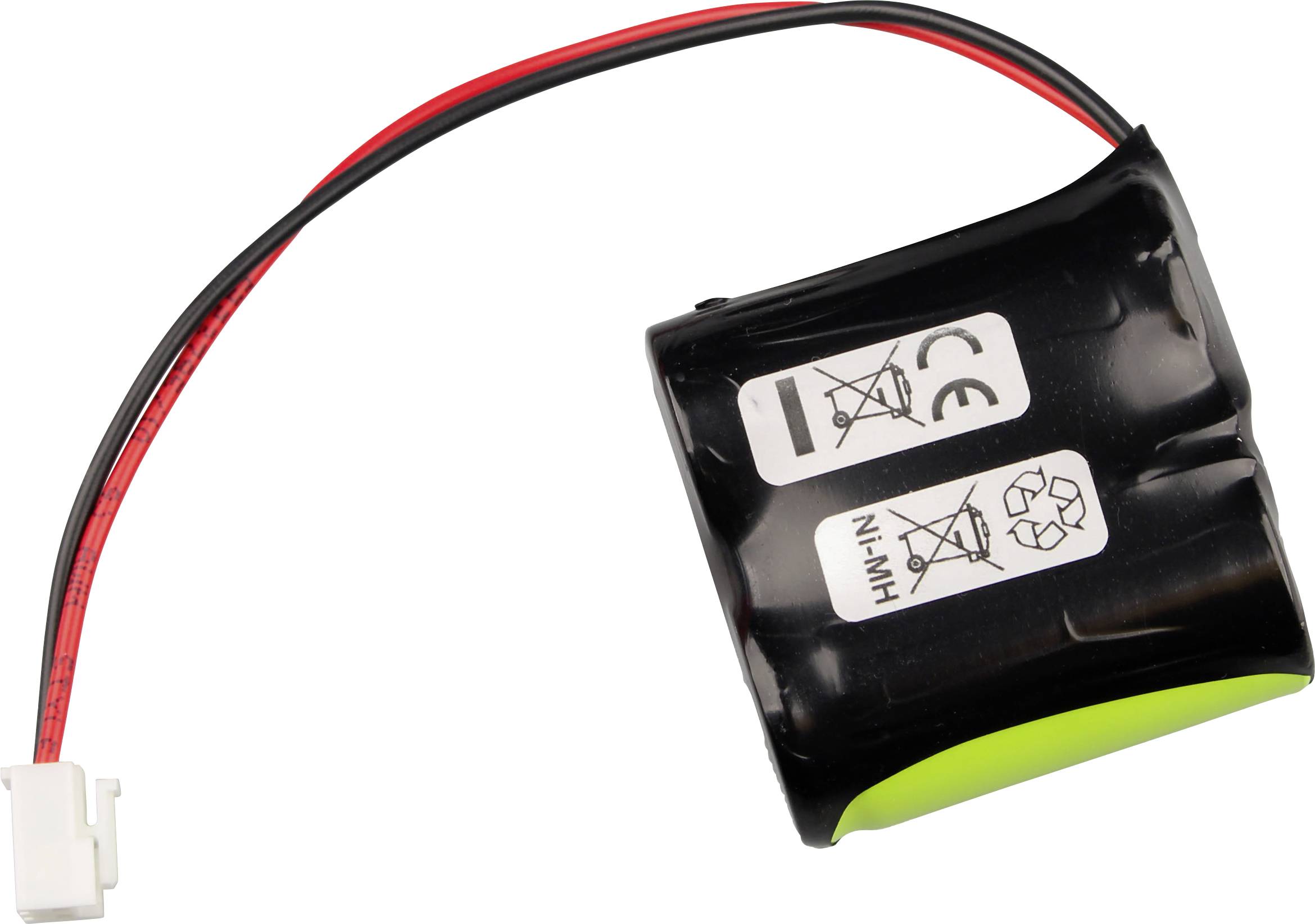 Mexcel NS4000CHT Akkupack 2x Baby (C) hochtemperaturfähig, Stecker NiMH 2.4V 4000