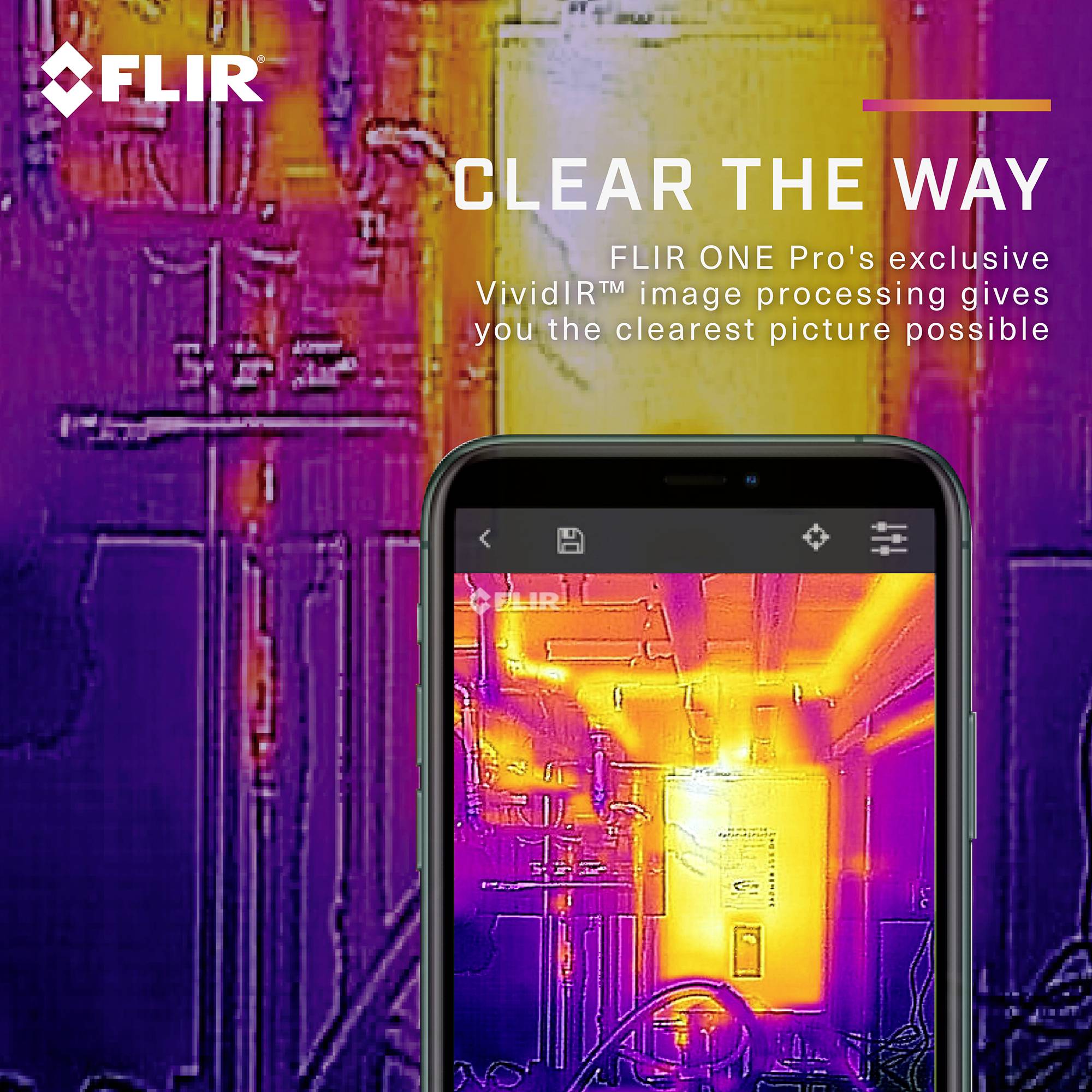 FLIR One Pro iOS USB-C Wärmebildkamera 8.7Hz MSX®