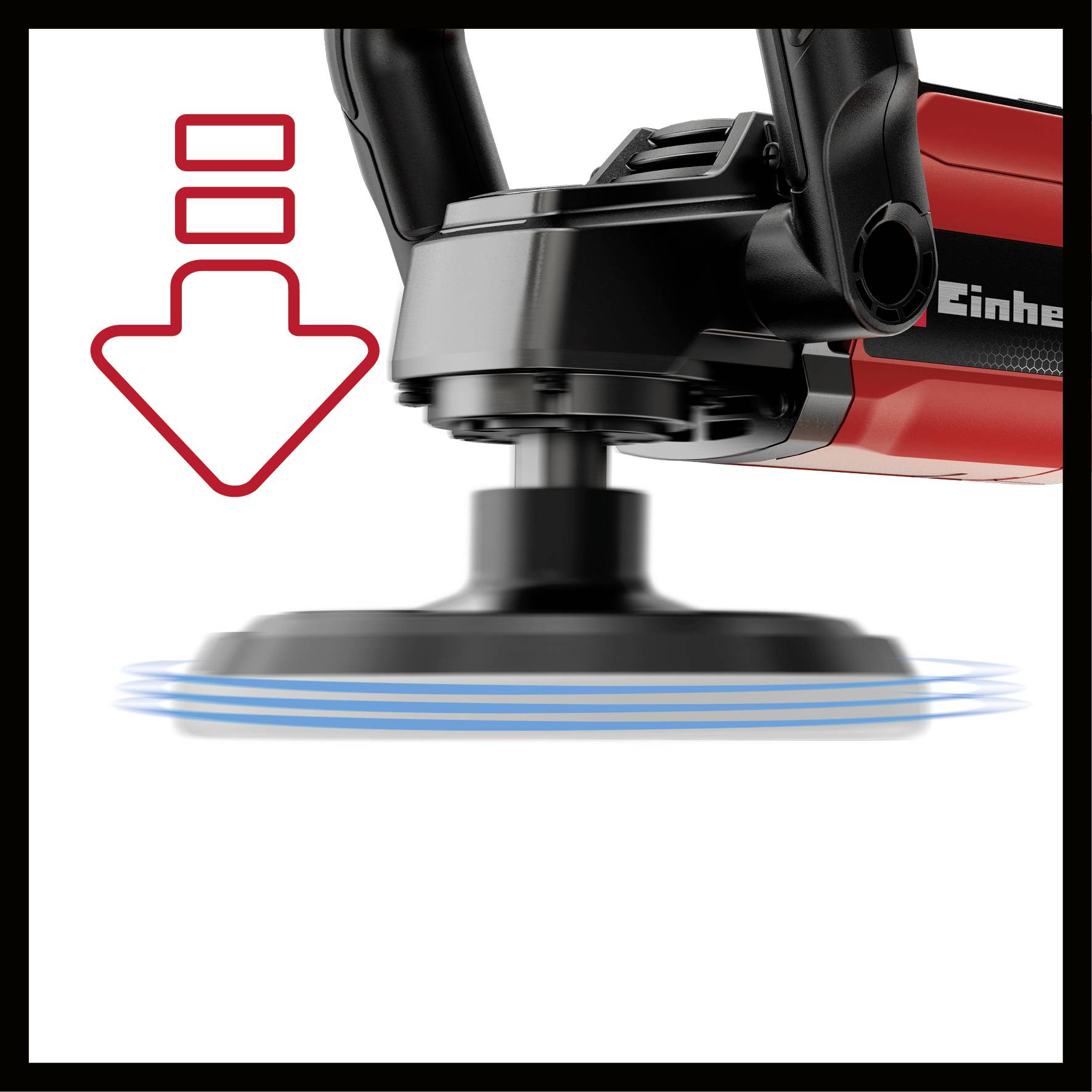 Einhell CC-PO 1100/150 CE 2093250 Poliermaschine 230V 1100W 500 - 3500 U/min 150mm