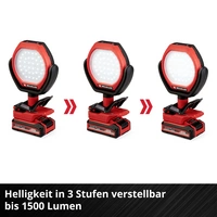Einhell 2320120 GC-OL 18/1500 Li-Solo Arbeitsleuchte 1500lm 0.46kg Einhell 2320120 GC-OL 18/1500 Li-Solo Arbeitsleuchte 1500lm 0.46kg