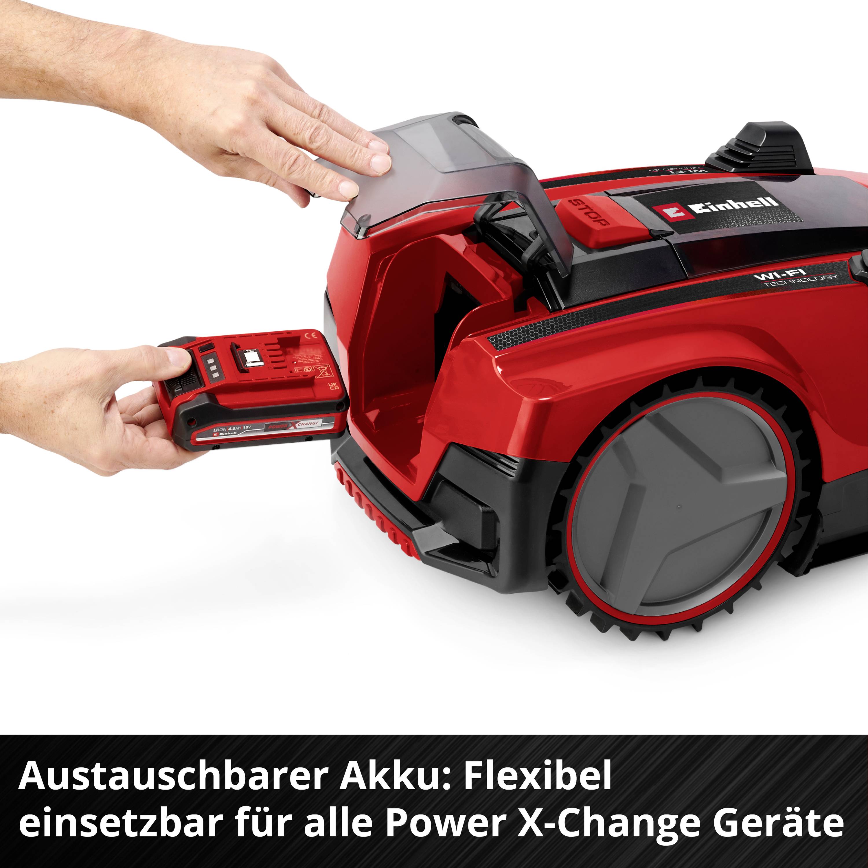 Einhell 3413975 FREELEXO CAM PLUS 600 Mähroboter Geeignet für Fläche max. 600m²