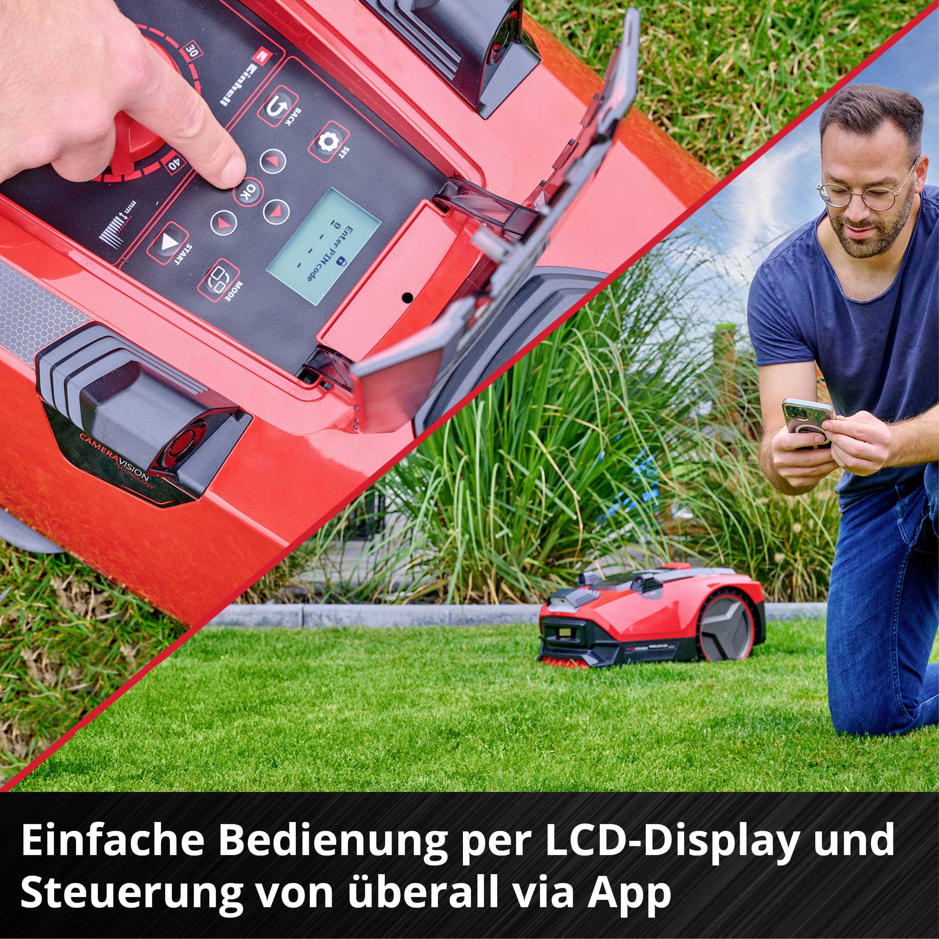 Einhell 3413975 FREELEXO CAM PLUS 600 Mähroboter Geeignet für Fläche max. 600 m²