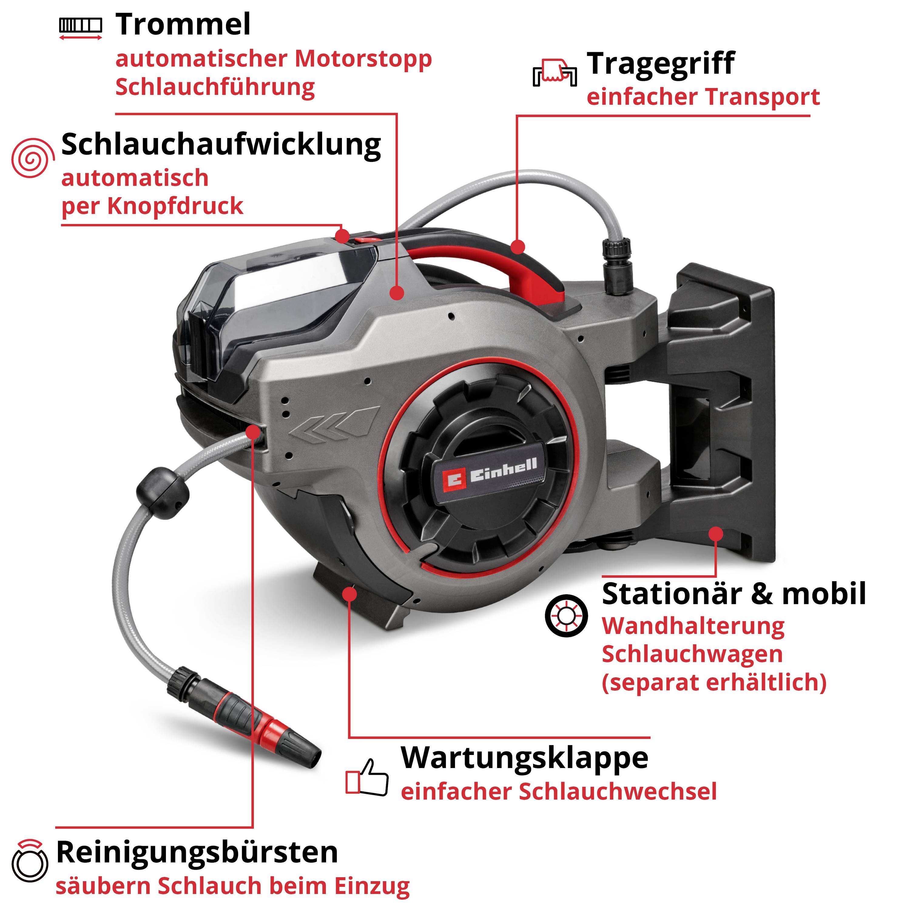 Einhell 4173773 GE-HR 18/30-1 Li-Solo 555mm 1 St. Silber-Grau Schlauch